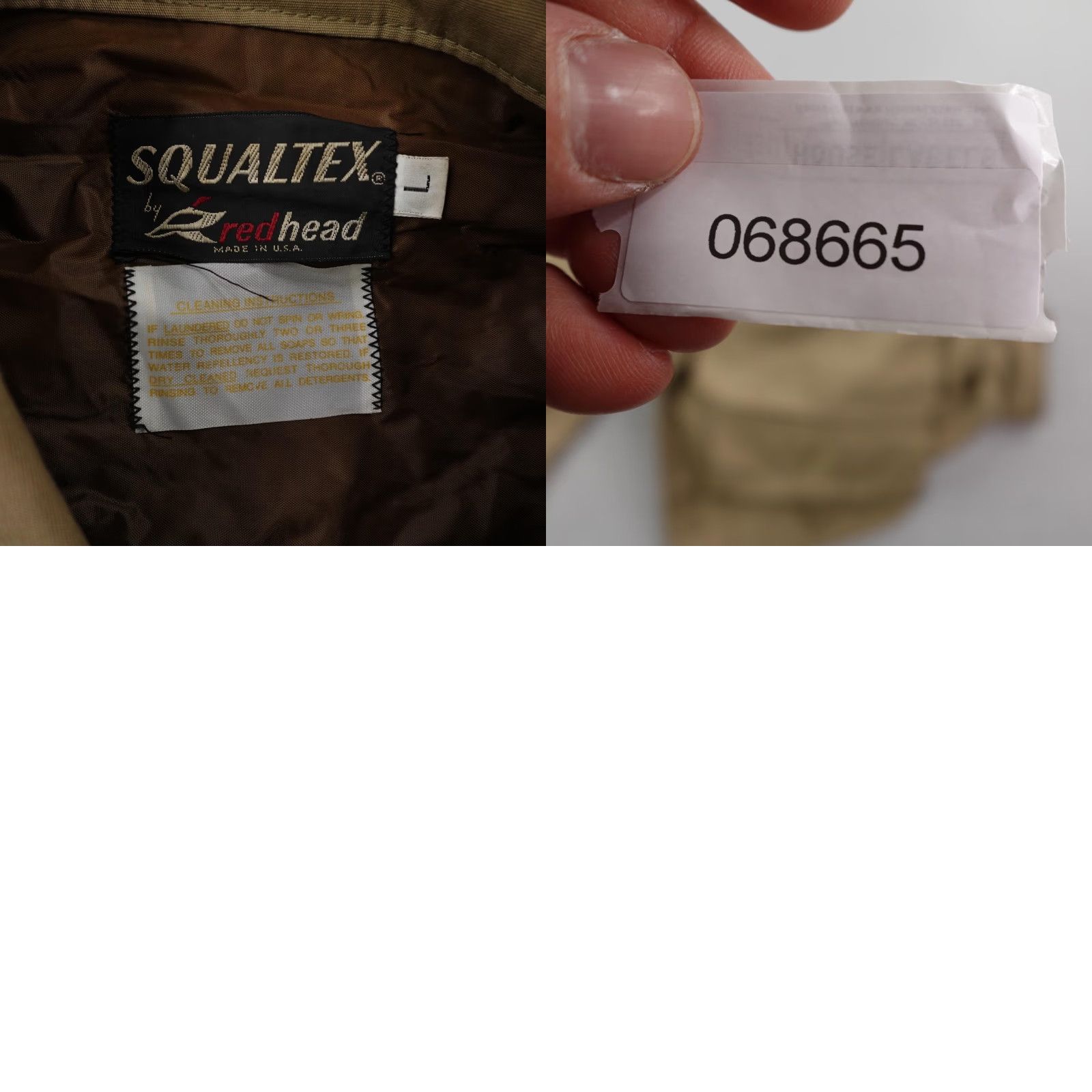 Vintage VINTAGE RedHead Jacket Mens Large Tan Squaltex Hunting Shooting Game Pouch Coat Size US L / EU 52-54 / 3 - 9 Thumbnail
