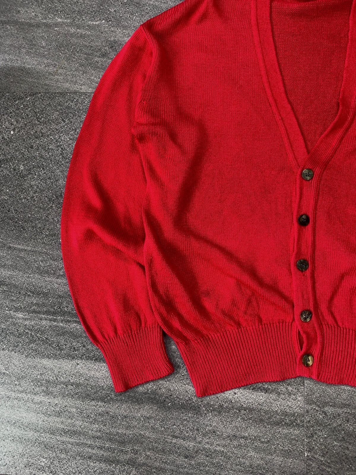 Issey Miyake FREE TAX! IS Team Patched Cardigan Knit Jacket - Medium Size US M / EU 48-50 / 2 - 4 Thumbnail