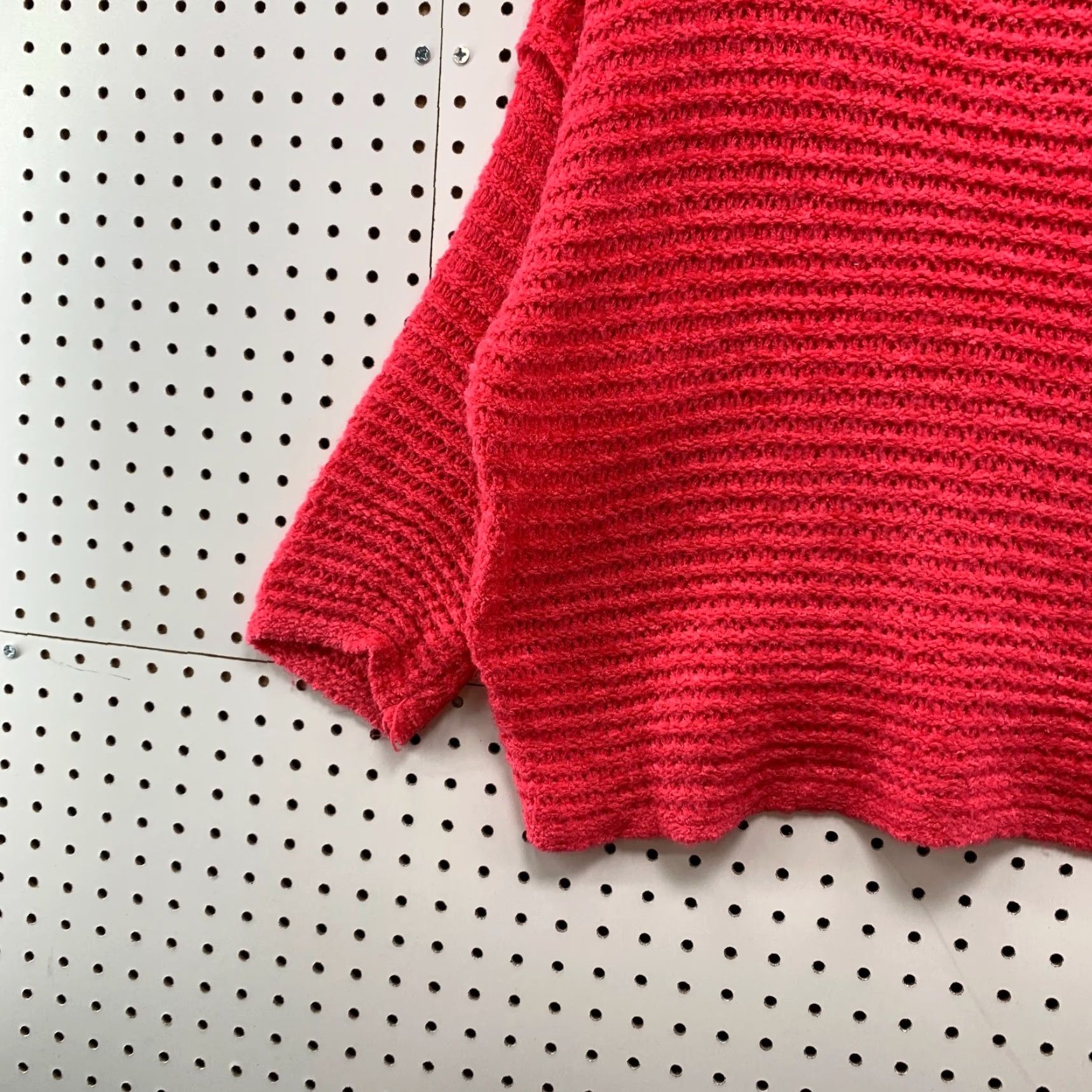 Vintage Aerie Knit Sweater Womens Medium Pink Relaxed Fit Drop Shoulder Cowl Neck Pullover - 90s/No Decade - Womens Size M / US 6-8 / IT 42-44 - 6 Thumbnail