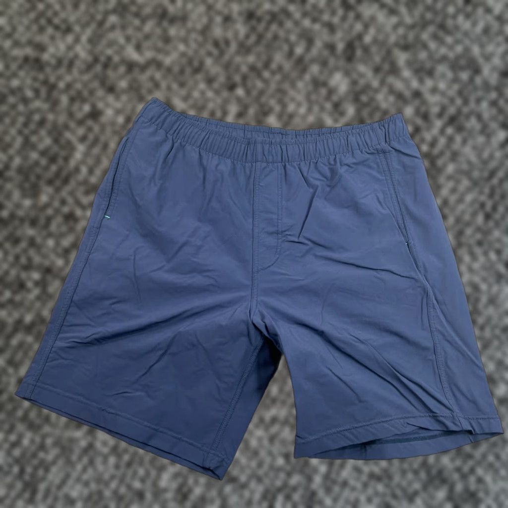 Vintage Myles Apparel Shorts Mens Large Long Pockets Drawstring Gym Athleisure Blue Size US 33 - 1 Thumbnail