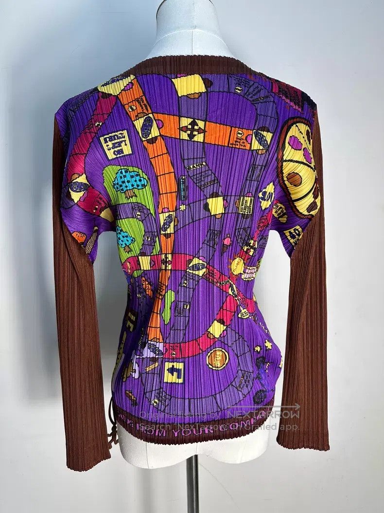 Issey Miyake Issey Miyake Monopoly Long Sleeve Top Size L / US 10 / IT 46 - 6 Thumbnail