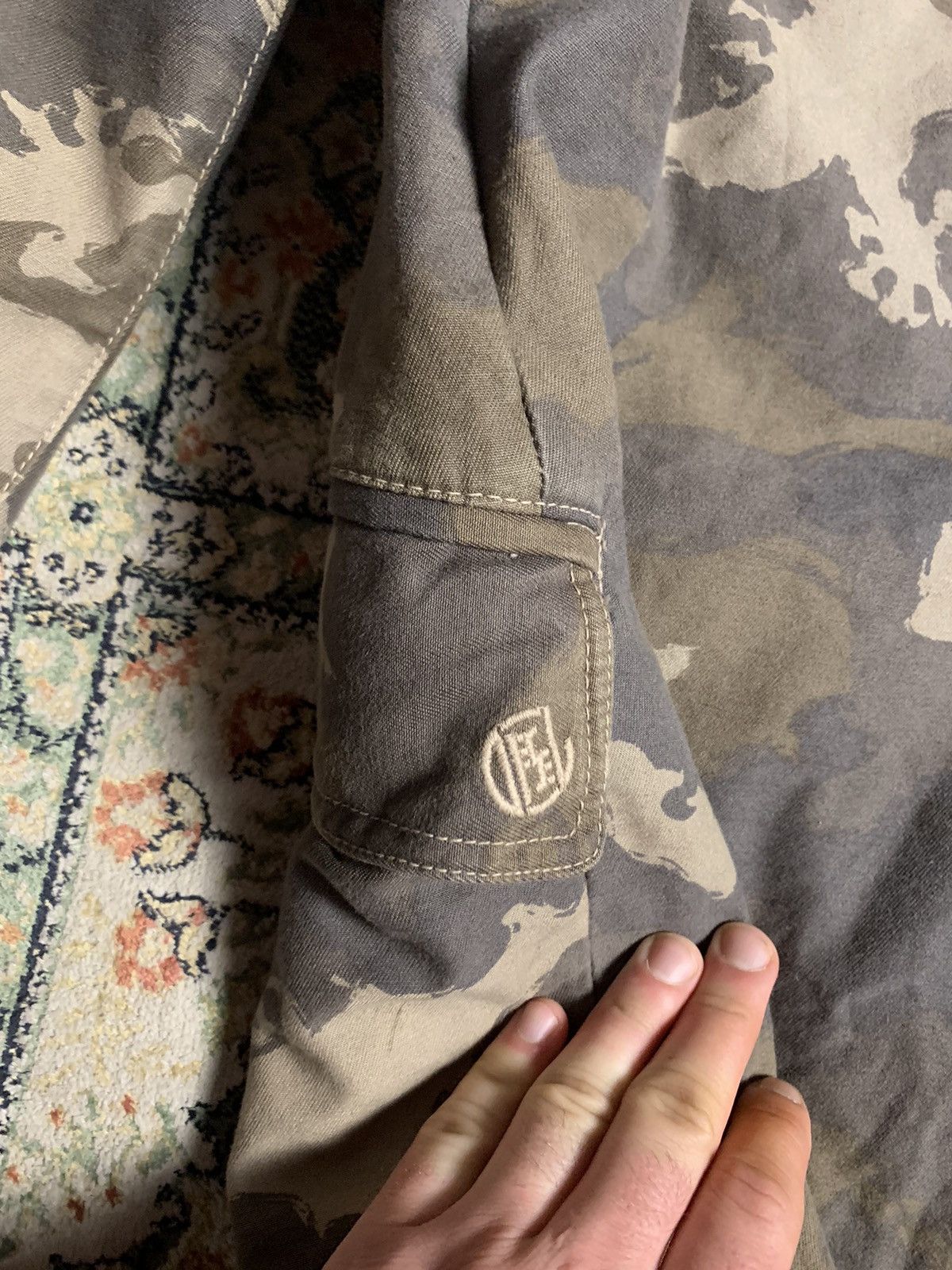Diesel × Vintage Vintage Diesel Denim Camo blazer Jacket Size US M / EU 48-50 / 2 - 18 Thumbnail
