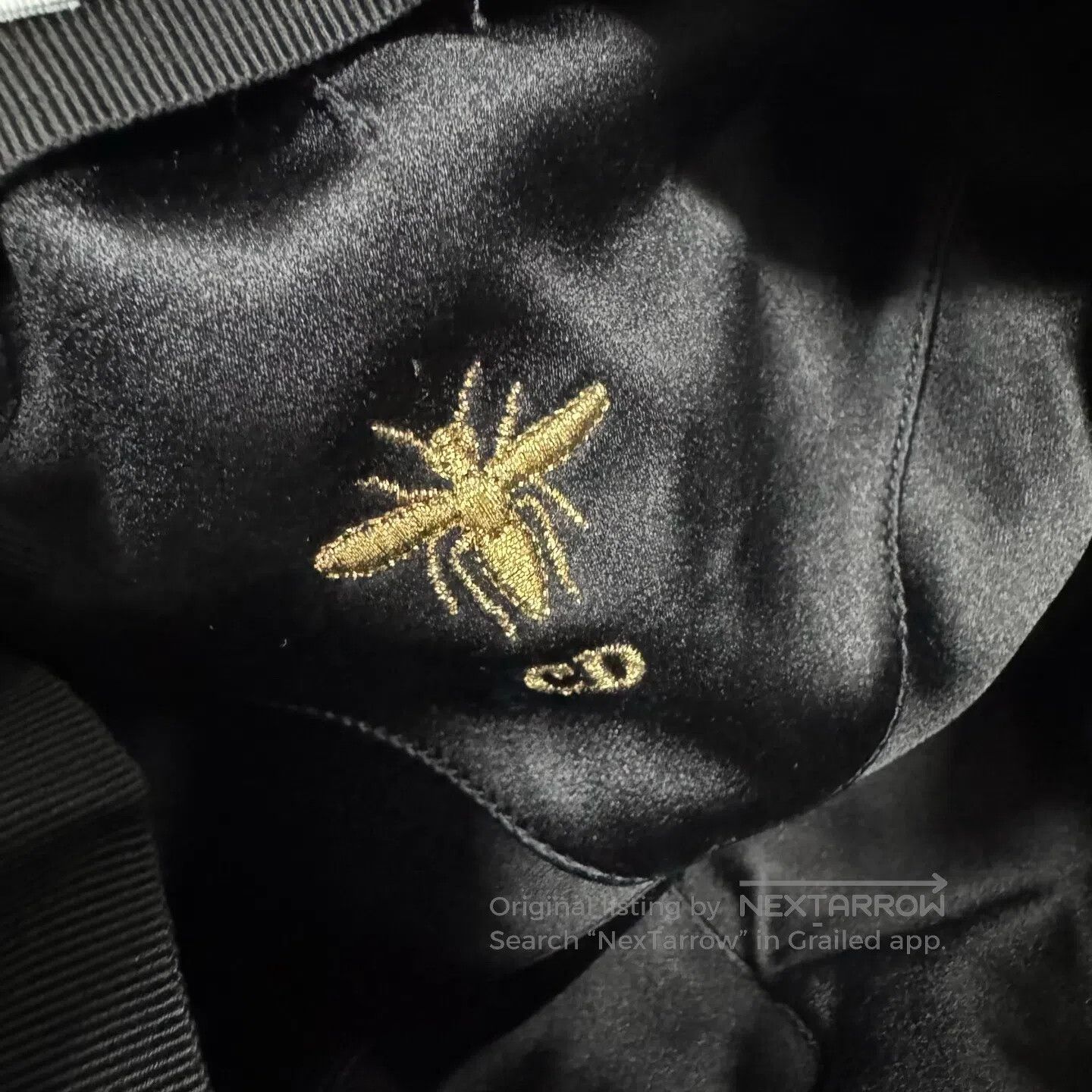 Dior Dior size 58 Golden letter logo; sheepskin material; newsbo Size ONE SIZE - 5 Thumbnail