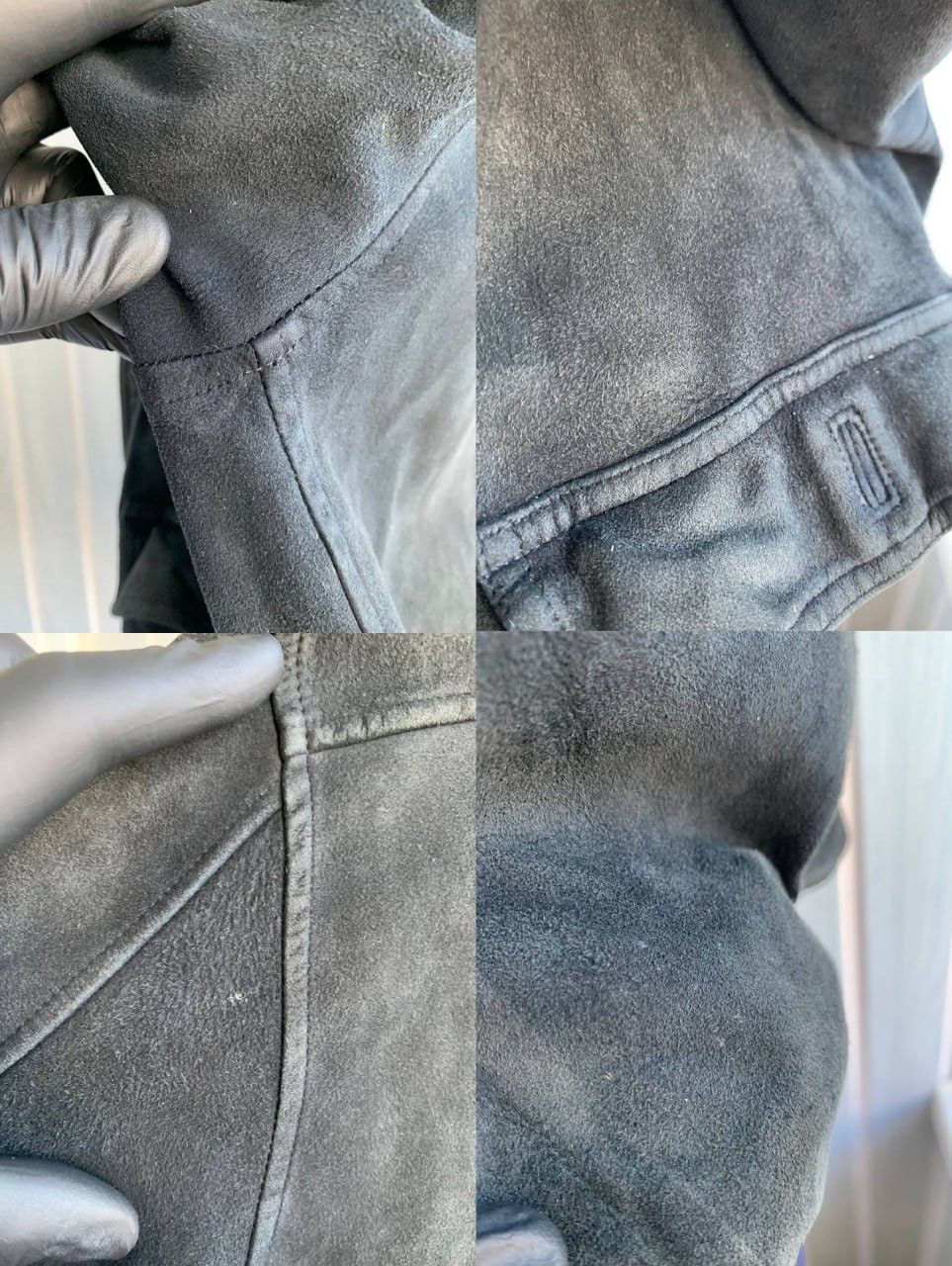 Valstar × Vintage Vintage Valstar Milano Navy Suede Leather Bomber Jacket Size US M / EU 48-50 / 2 - 18 Thumbnail