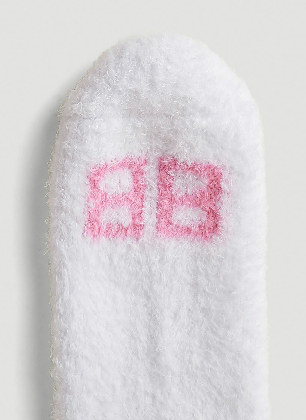 Balenciaga o1w1db10125 Size: OS / BB Homewear Socks in White Size ONE SIZE - 2 Thumbnail