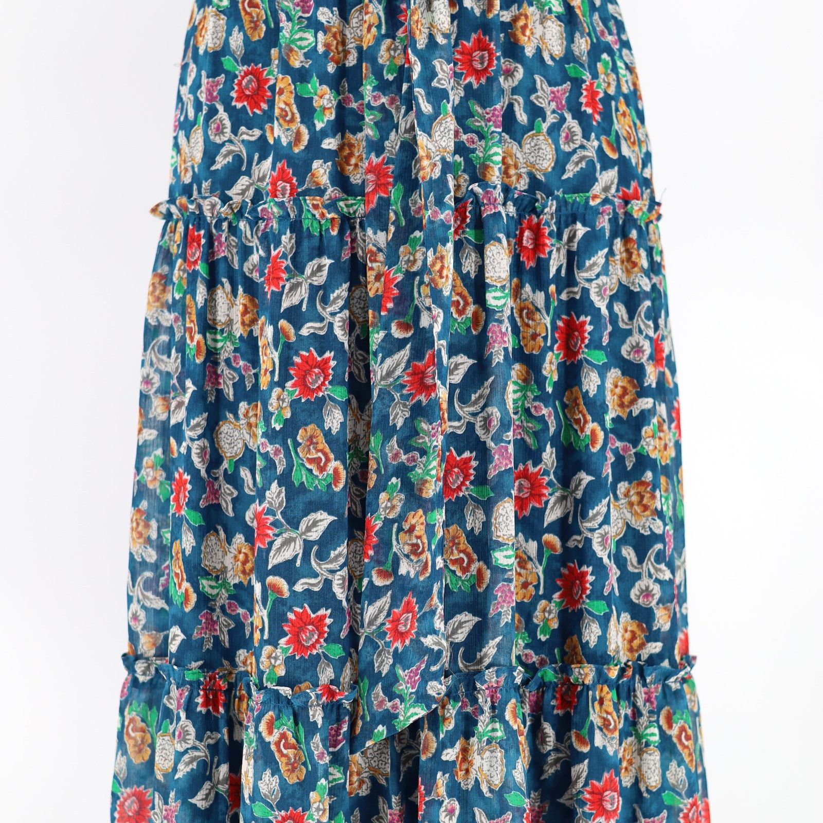 Ralph Lauren Lauren Ralph Lauren Women Floral Tiered Maxi Dress Size 2 Size XS / US 0-2 / IT 36-38 - 4 Thumbnail