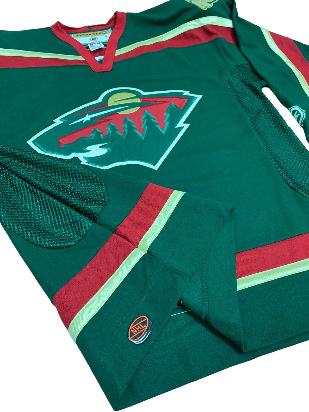 Ccm Vtg Minnesota Will NHL koho Ice Jersey Size US XL / EU 56 / 4 - 9 Thumbnail