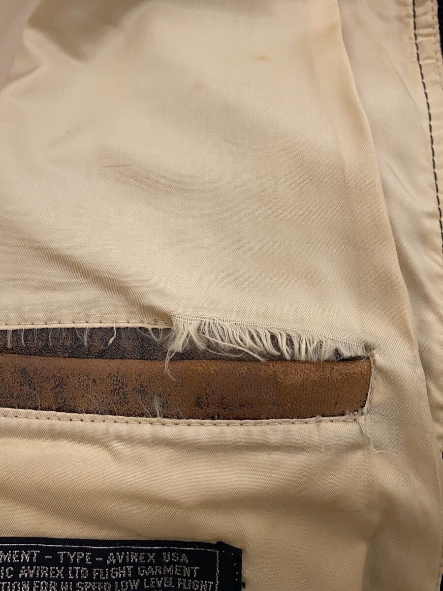 Avirex Avirex Leather Jacket Blouson Brown Size US S / EU 44-46 / 1 - 8 Thumbnail