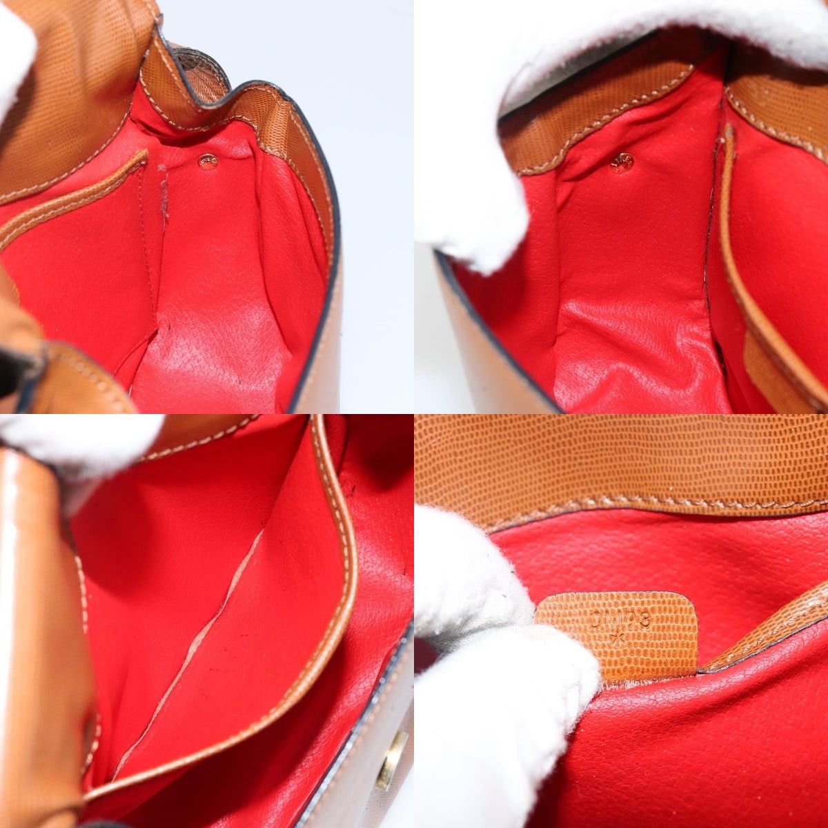 Celine CELINE Shoulder Bag Leather Brown Gold Size ONE SIZE - 12 Thumbnail