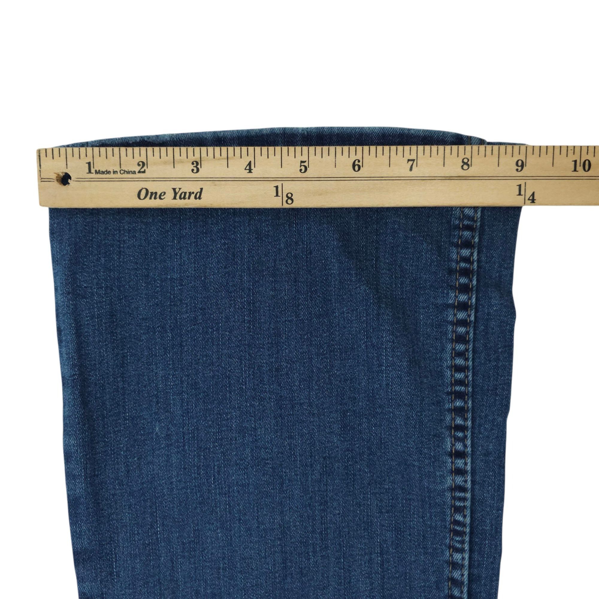 Levi's Levis 524 Bootcut Jeans Womens 32 Mid Rise Medium Wash Whisk Size 24" / US 00 / IT 34 - 6 Thumbnail