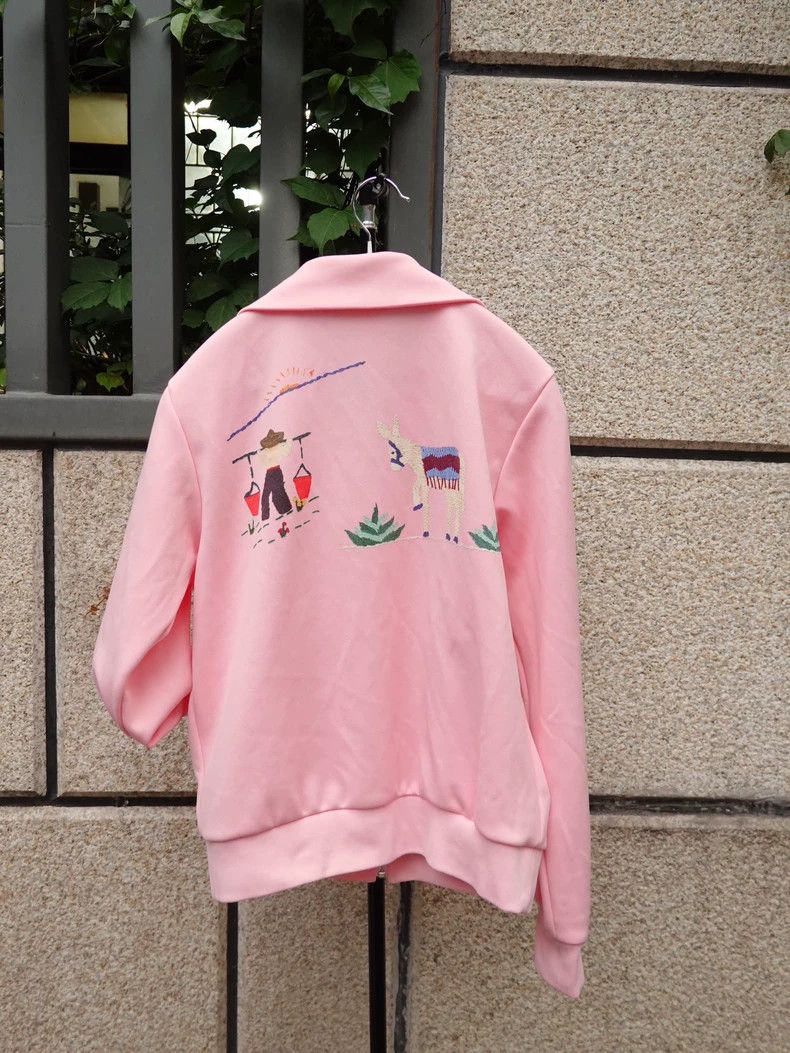 Comme des Garcons Comme Des Garcons Pink zipper jacket 2505-Nextarrow Size L / US 10 / IT 46 - 2 Thumbnail