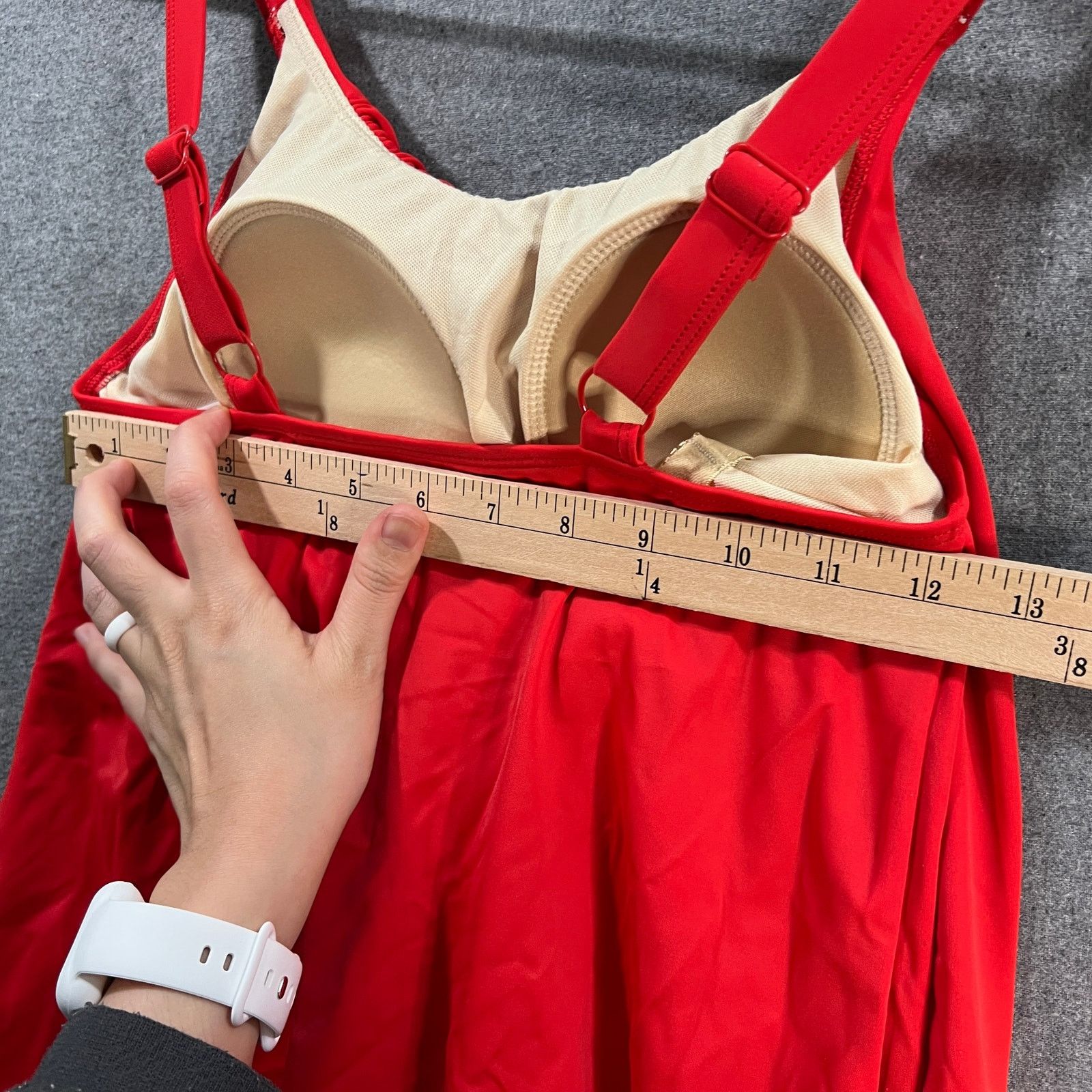 Other zuda Tankini Top True Red Size Res 2 Size XS / US 0-2 / IT 36-38 - 8 Thumbnail