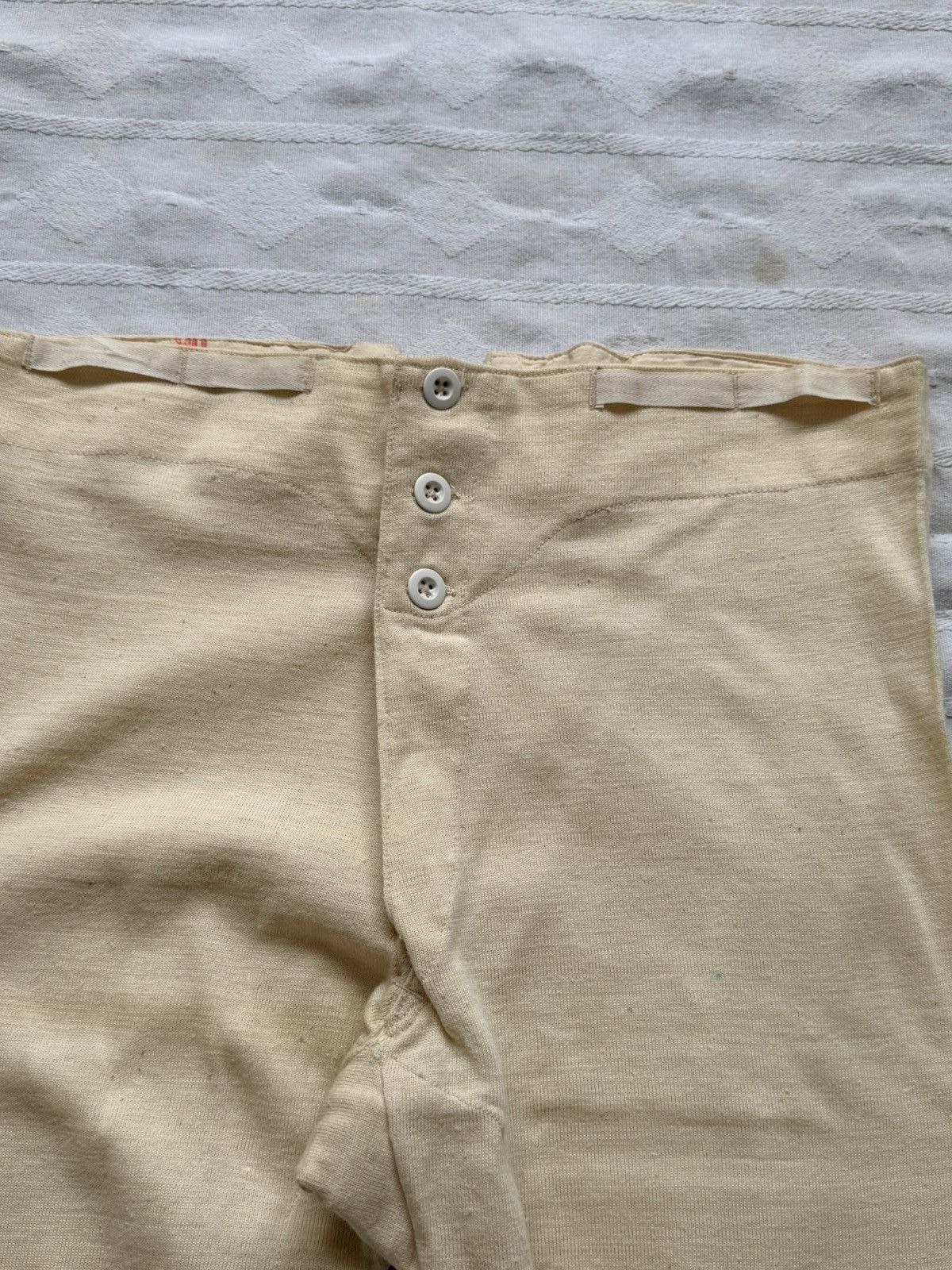 Vintage Vintage 1951 Dated French Military Underwear Thermal Pants Size US 32 / EU 48 - 2 Thumbnail