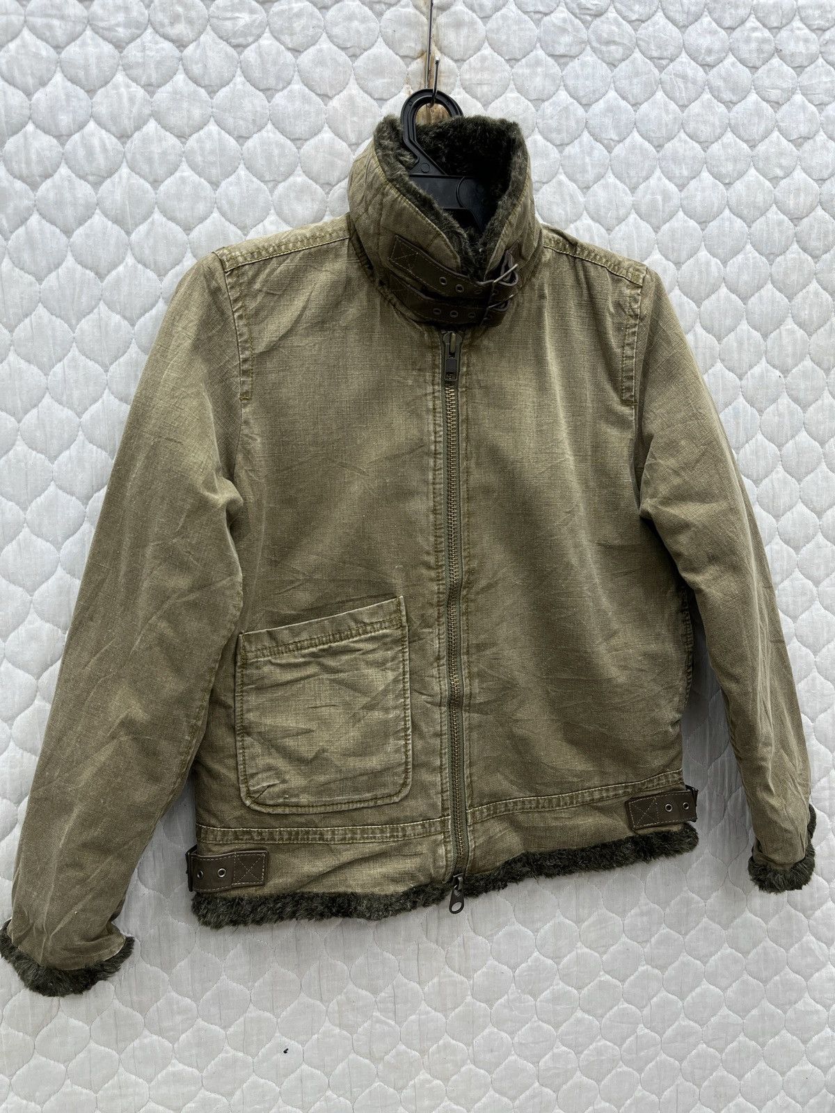 Johnbull 🔥🔥🔥ARCHIVE VTG JOHN BULL MILITARY SHEARLING JACKET Size S / US 4 / IT 40 - 2 Thumbnail