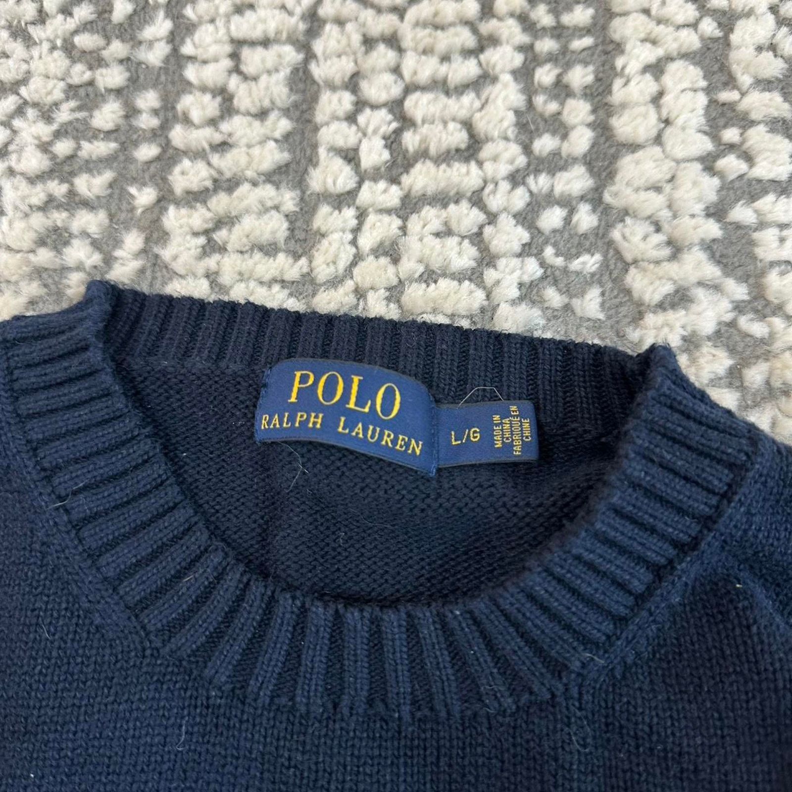 Polo Ralph Lauren × Vintage Polo Ralph Lauren Knit Sweater Size US L / EU 52-54 / 3 - 3 Thumbnail