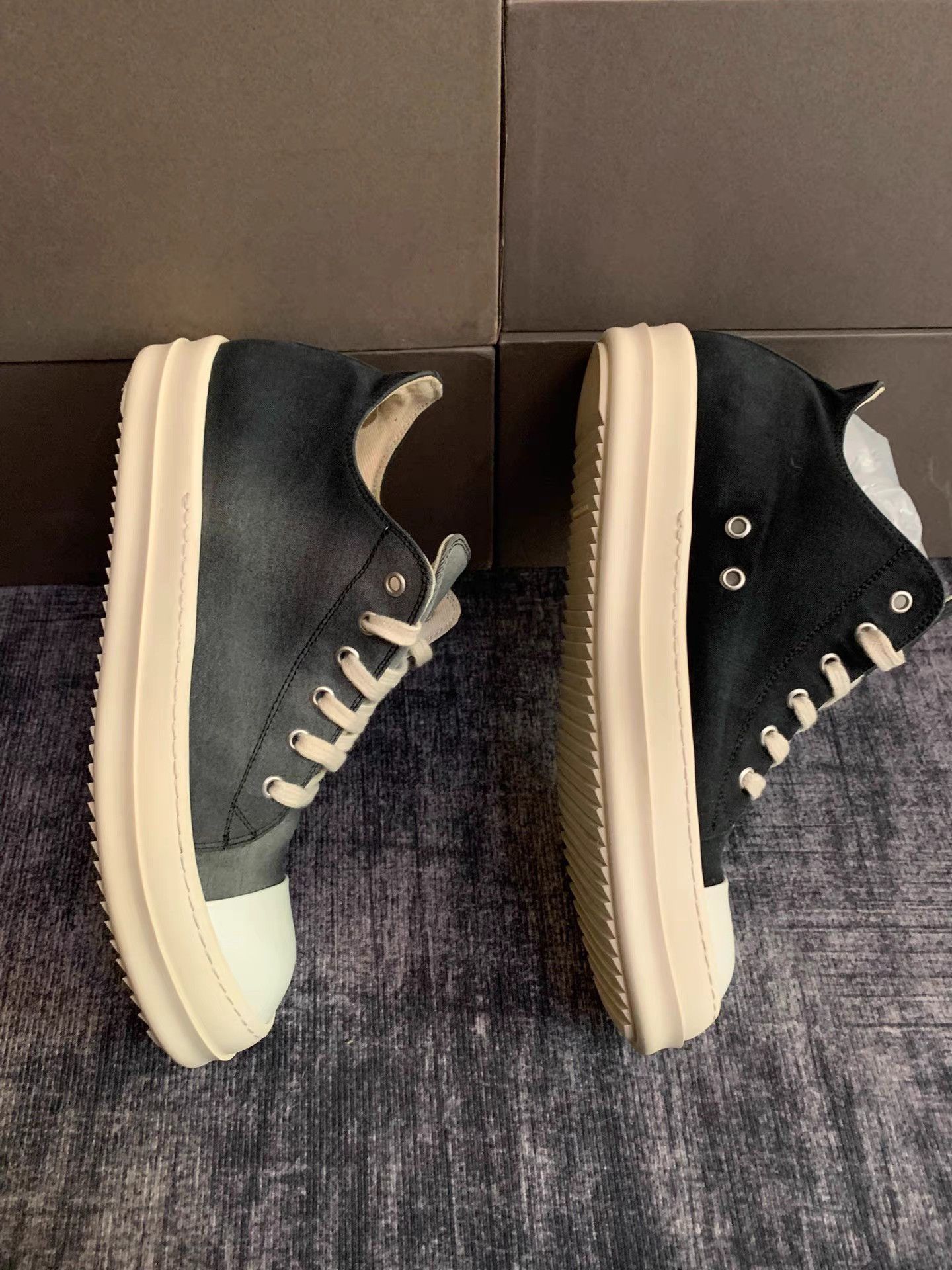 Rick Owens Rick Owens DRKSHDW Gradient Low-Top Turbo Cyclops Size US 9.5 / EU 42-43 - 5 Thumbnail