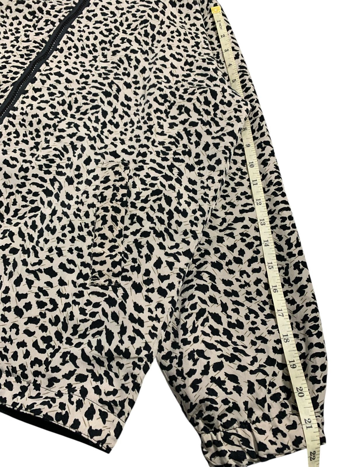 Le Grande Bleu (L.G.B.) LEOPARD REVERSIBLE FUR HOODIE ZIP JACKET IFSIX LGB STYLE Size US L / EU 52-54 / 3 - 12 Thumbnail