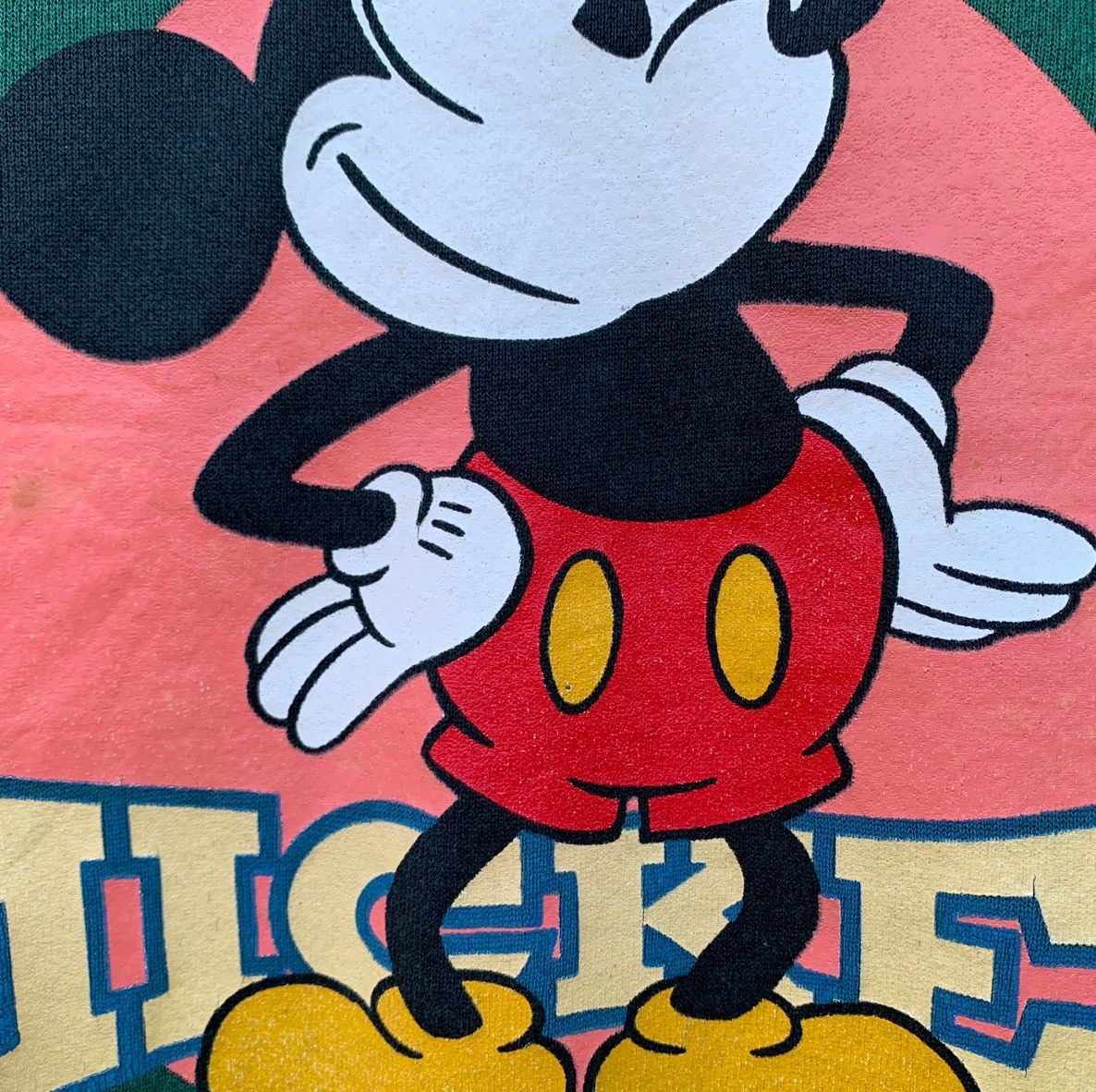 Cartoon Network × Disney × Vintage Vintage 90s Mickey Disney Crewneck Big Logo Size US L / EU 52-54 / 3 - 6 Thumbnail