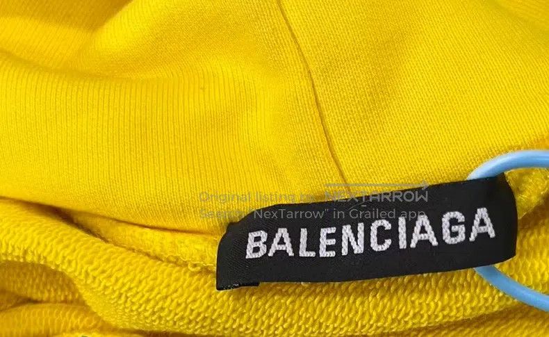 Balenciaga Balenciaga Alphabet Printed Hooded Long Sleeve Sweatshirt Size US XS / EU 42 / 0 - 5 Thumbnail