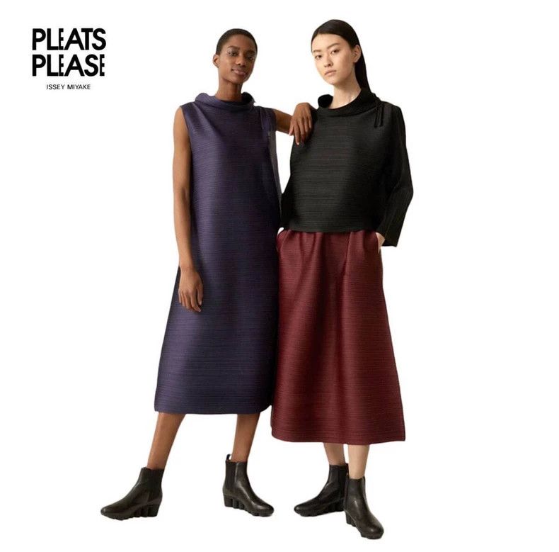 Issey Miyake Issey Miyake size:3 Blue pocket collar dress Size M / US 6-8 / IT 42-44 - 2 Thumbnail