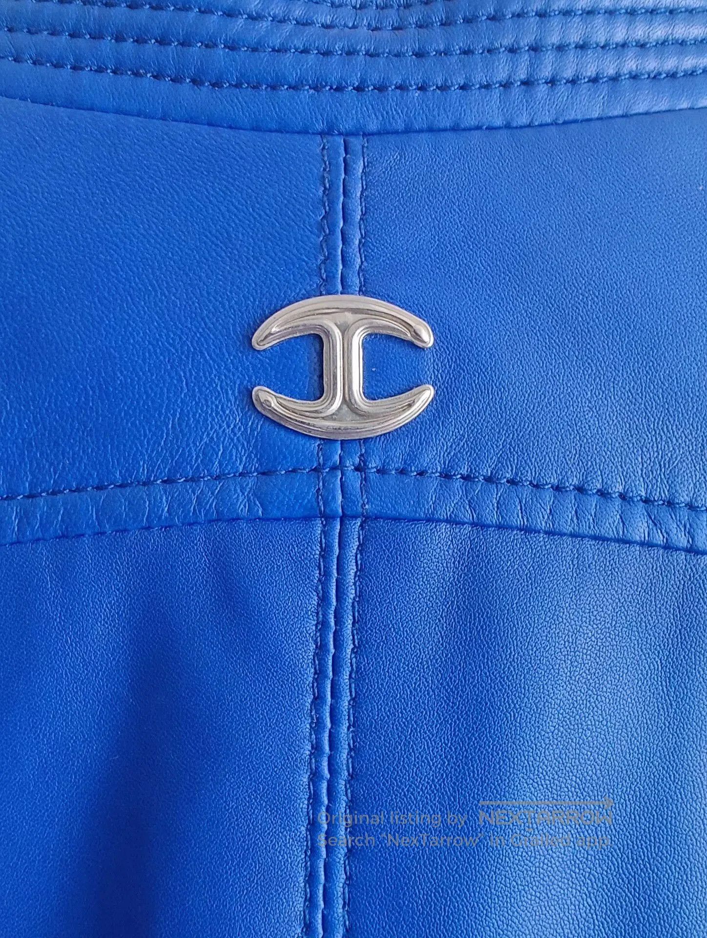 Just Cavalli Just Cavalli Lambskin Biker Jacket. Size US M / EU 48-50 / 2 - 4 Thumbnail