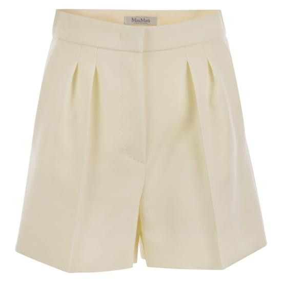 Max Mara MAX MARA Women Shorts & Burmudas 2511141011600 WHITE Size 27" / US 4 / IT 40 - 1 Thumbnail