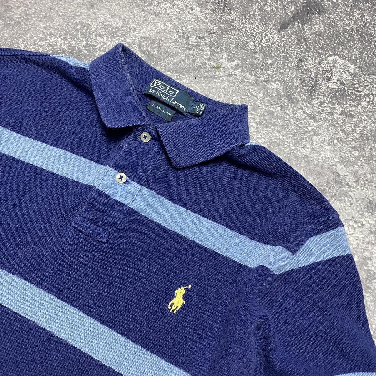 Polo Ralph Lauren × Vintage Vintage Polo Ralph Lauren Small logo Opium multicolour polo Size US L / EU 52-54 / 3 - 3 Thumbnail