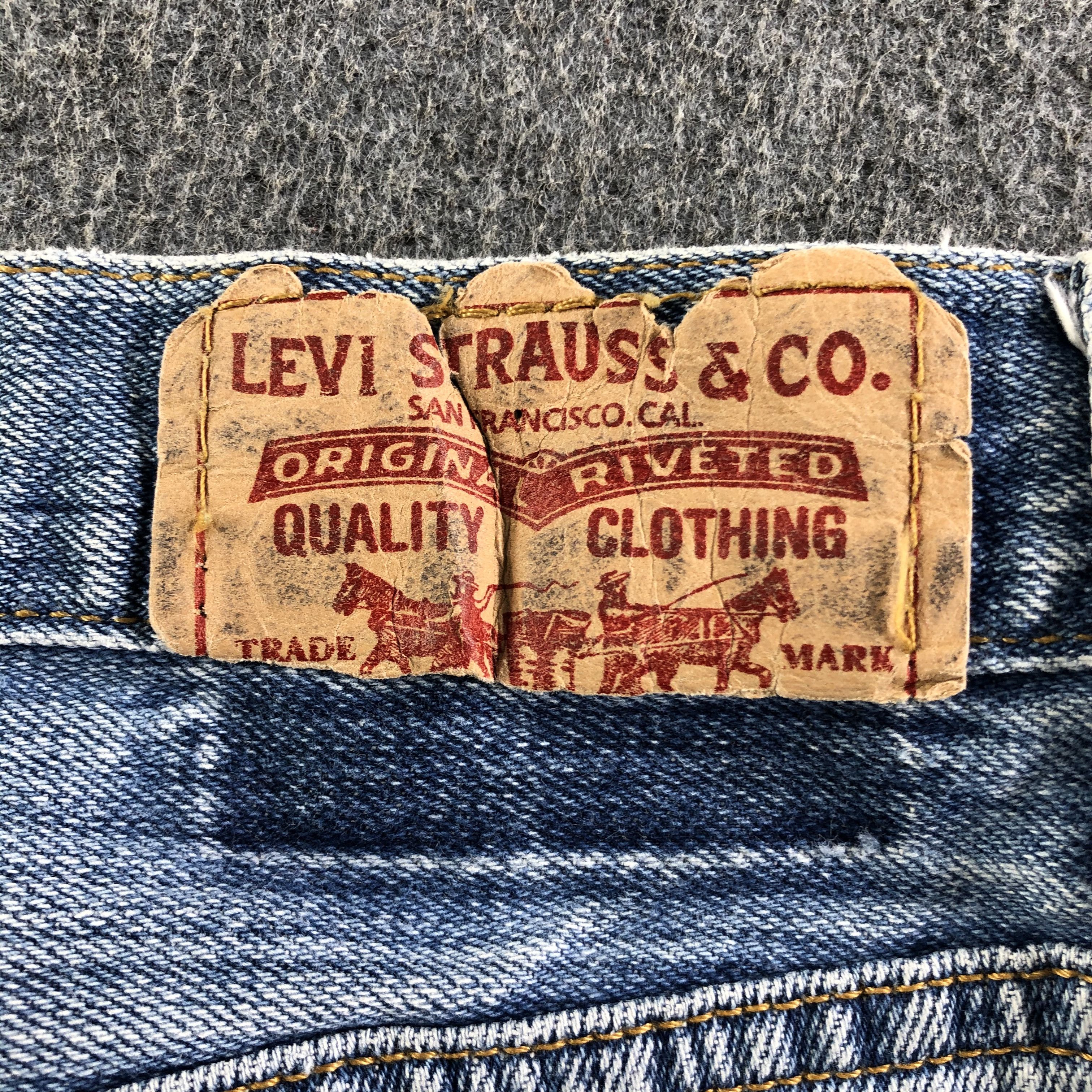 Levi's Vintage Blue Wash Levis 569 Jeans-J3395 Size US 33 - 5 Thumbnail