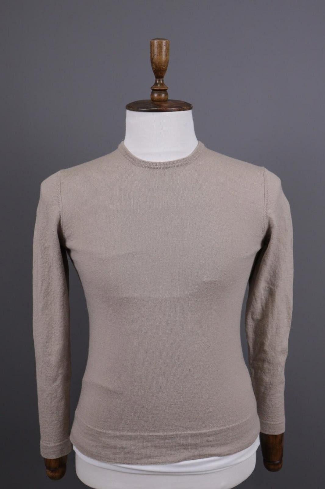 J.Lindeberg J.Lindeberg Brown Nigel Silk Wool Mix Sweater Size 4 / M Size US M / EU 48-50 / 2 - 1 Thumbnail