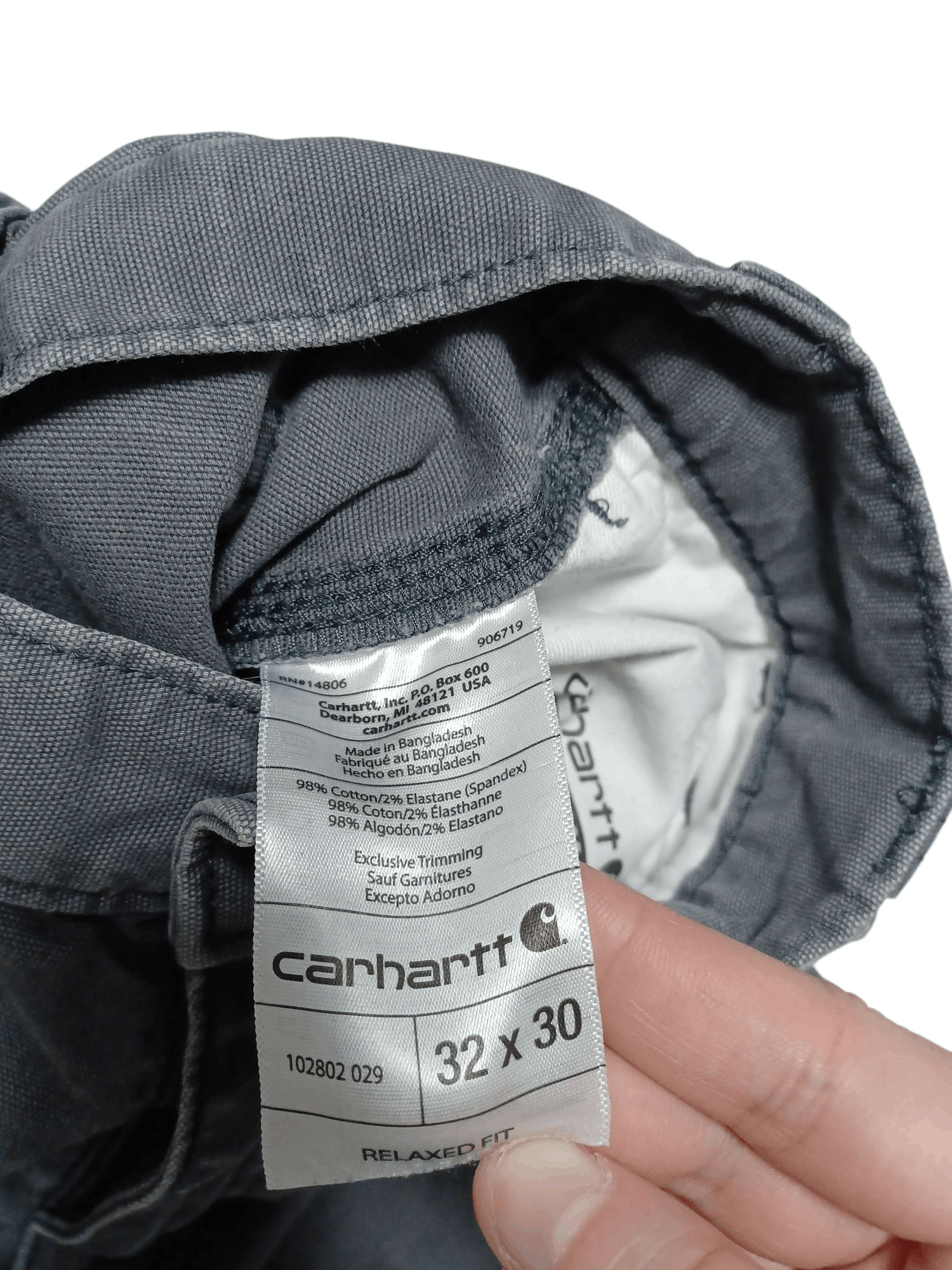 Carhartt CARHARTT CARGO VINTAGE SHORTED GREY PANTS SK8 WORKWEAR Size US 32 / EU 48 - 5 Thumbnail