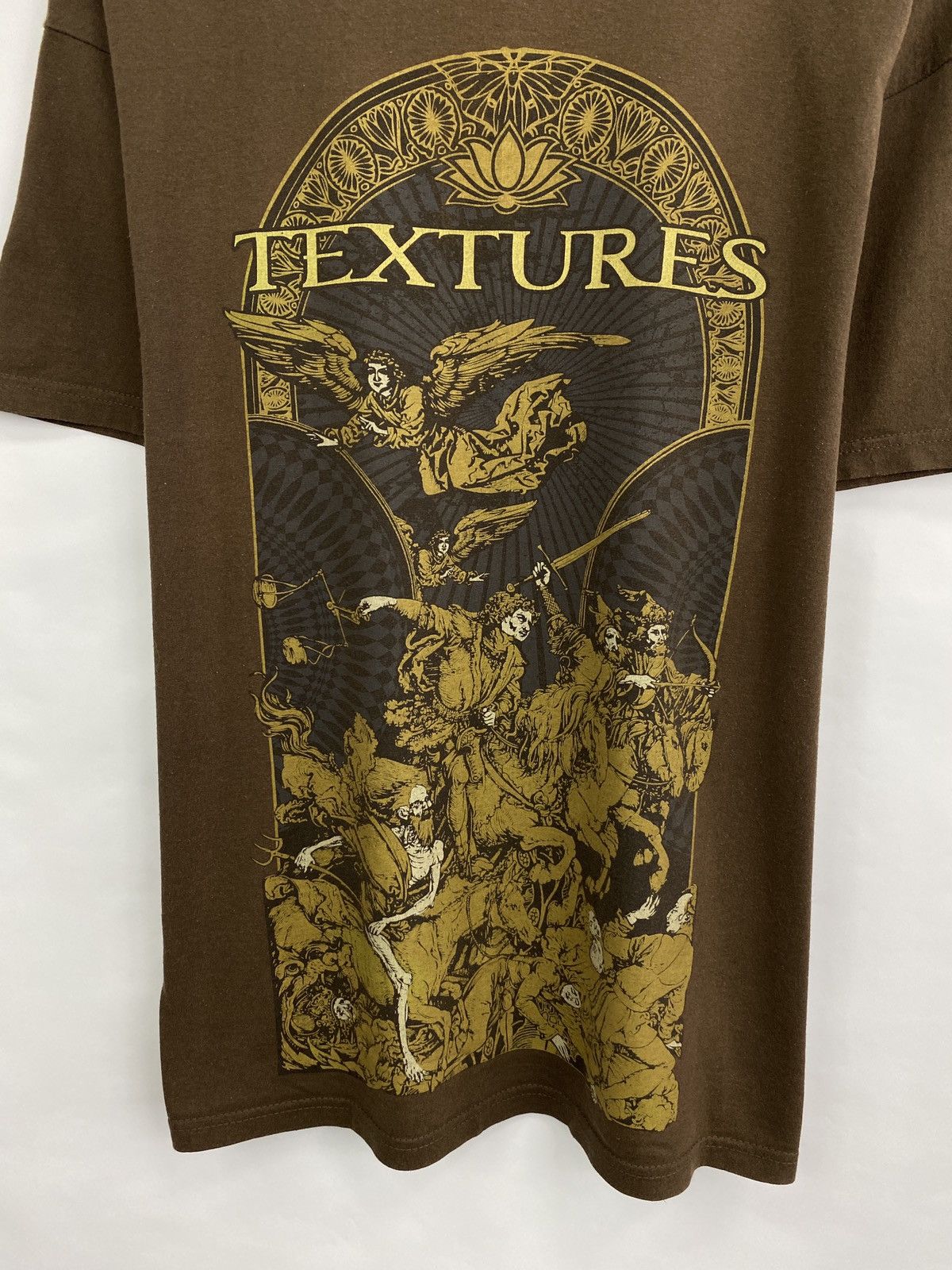 Other Vintage 90s Textures brown t-shirt rare retro hype Y2K Size US L / EU 52-54 / 3 - 4 Thumbnail