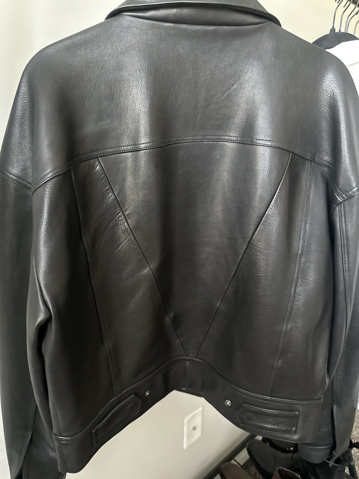 Hudson HUDSON JEANS - Leather Trucker Jacket Size US S / EU 44-46 / 1 - 6 Thumbnail