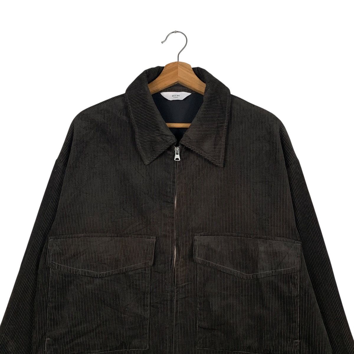 Japanese Brand WYM LIDNM Dark Brown Work Corduroy Jacket #1842-C80 Size US L / EU 52-54 / 3 - 2 Thumbnail