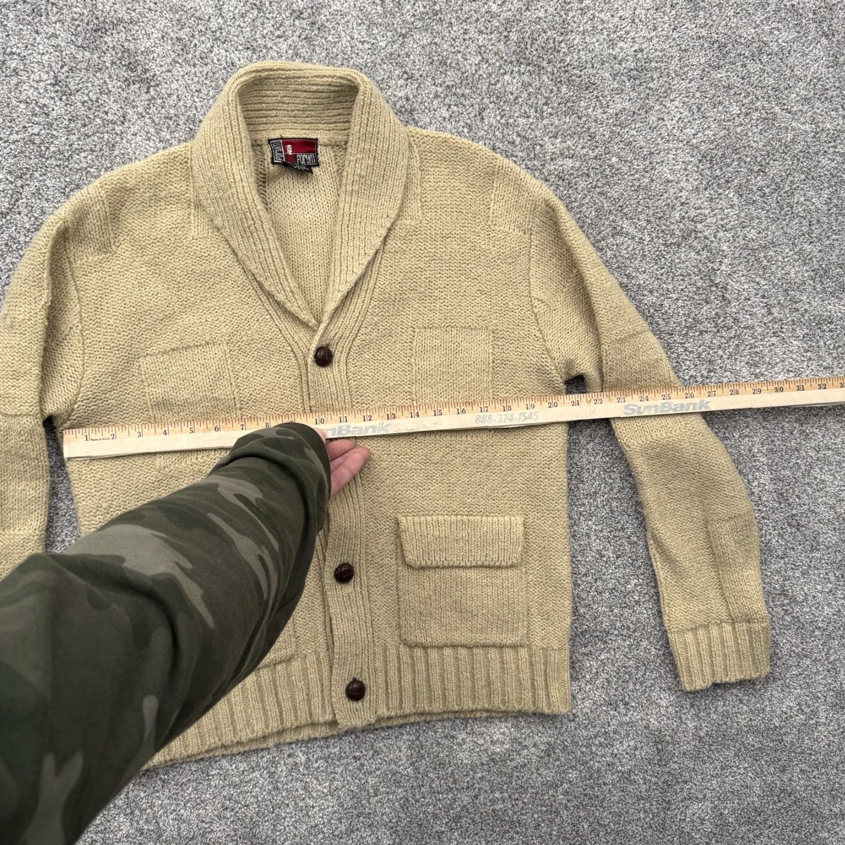 Vintage VINTAGE 90s Cardigan Sweater Womens Large Grandpacore Old Money Cozy Workwear Size L / US 10 / IT 46 - 4 Thumbnail