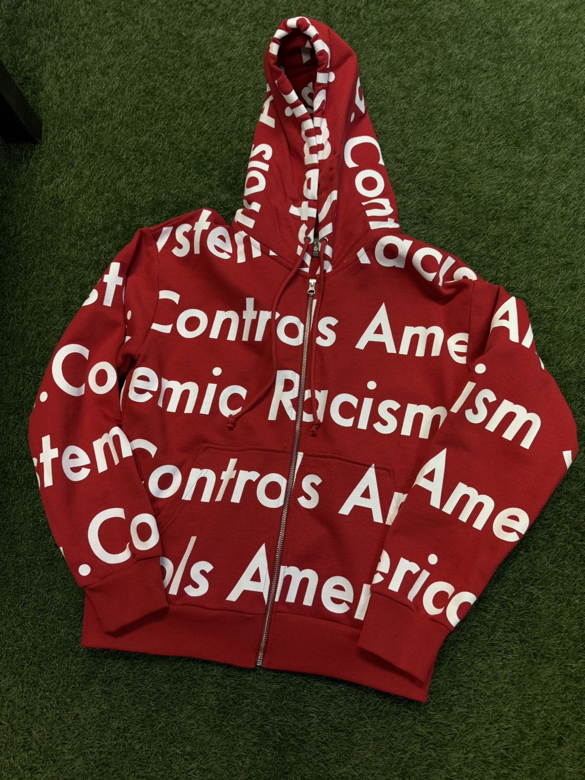 DENIM TEARS Denim Tears Systematic Racism Controls America Hoodie M Size US M / EU 48-50 / 2 - 4 Thumbnail