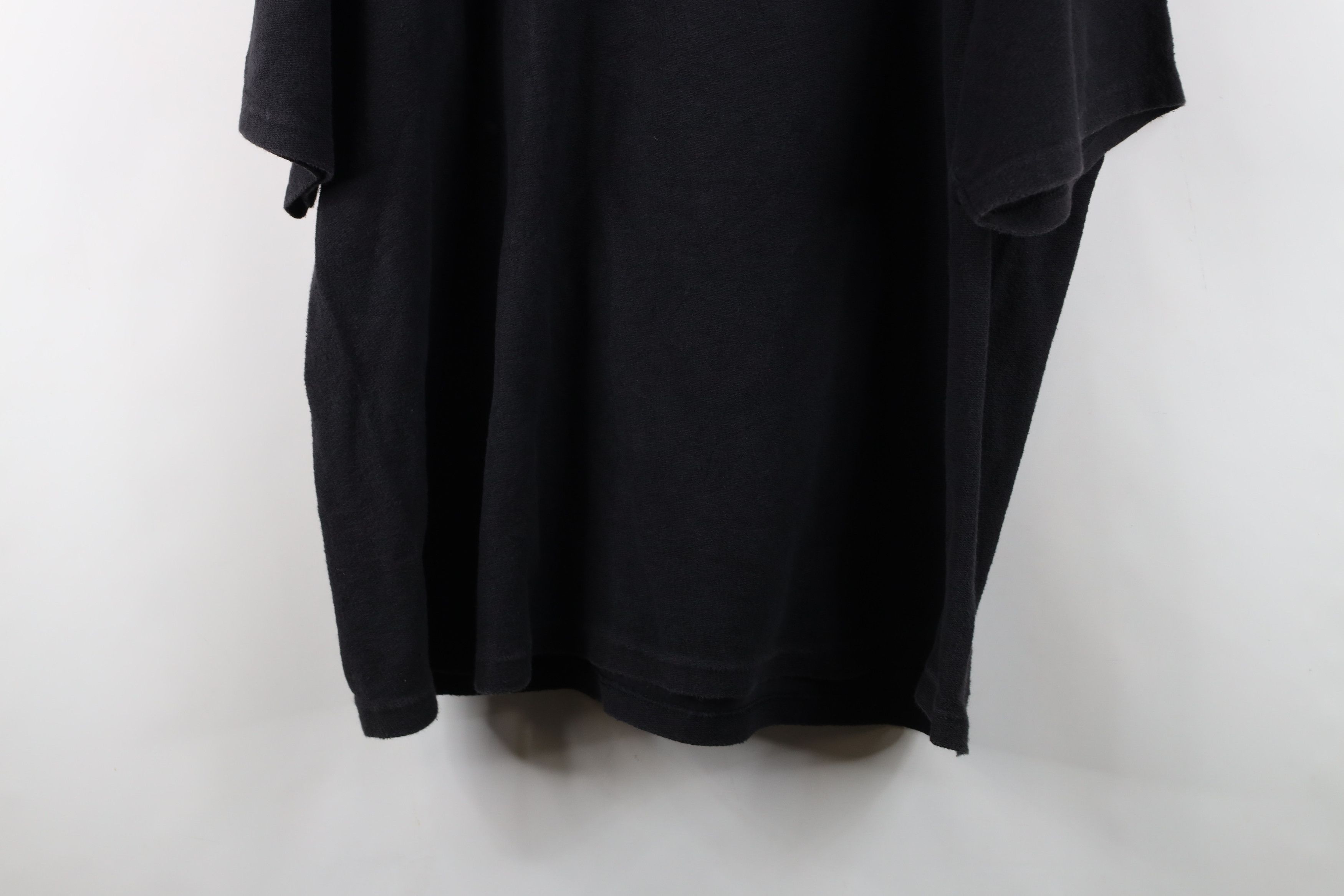 Adidas Vintage 90s Adidas Baggy Fit Knit T-Shirt Black Cotton USA Size US XL / EU 56 / 4 - 12 Thumbnail