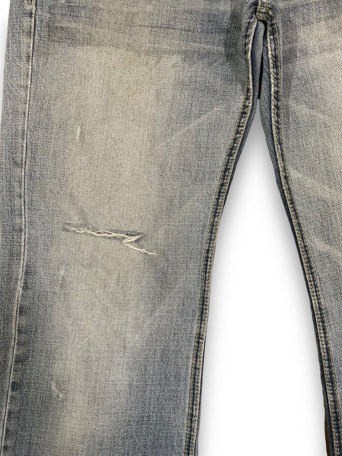 Japanese Brand Vintage Japanese Brand Aldelio Bootcut Distressed Jeans Size US 31 - 6 Thumbnail