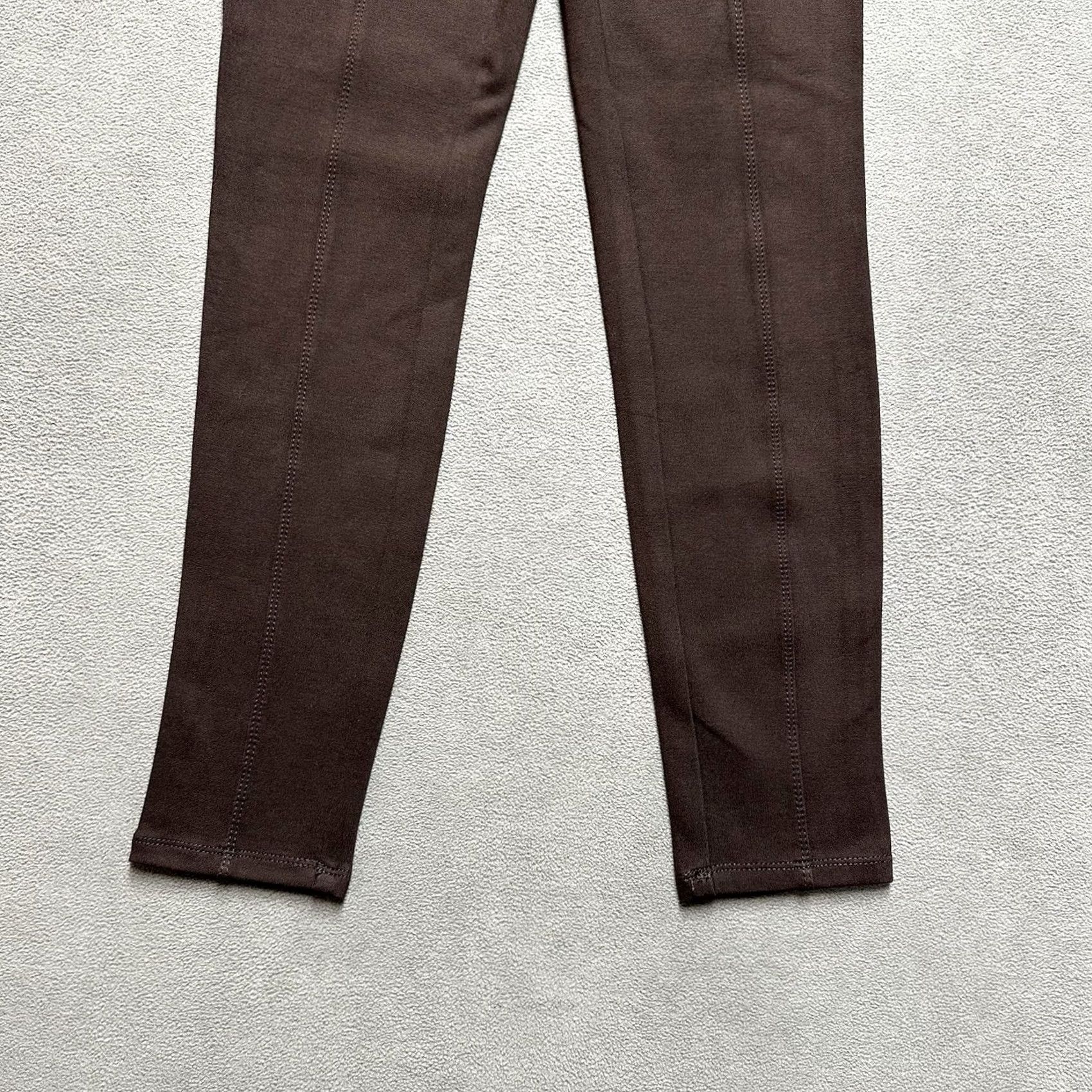 Vintage Style & Co Pants Womens Small Brown Pull On Stretch Skinny Comfort Rayon Career Size 28" / US 6 / IT 42 - 5 Thumbnail
