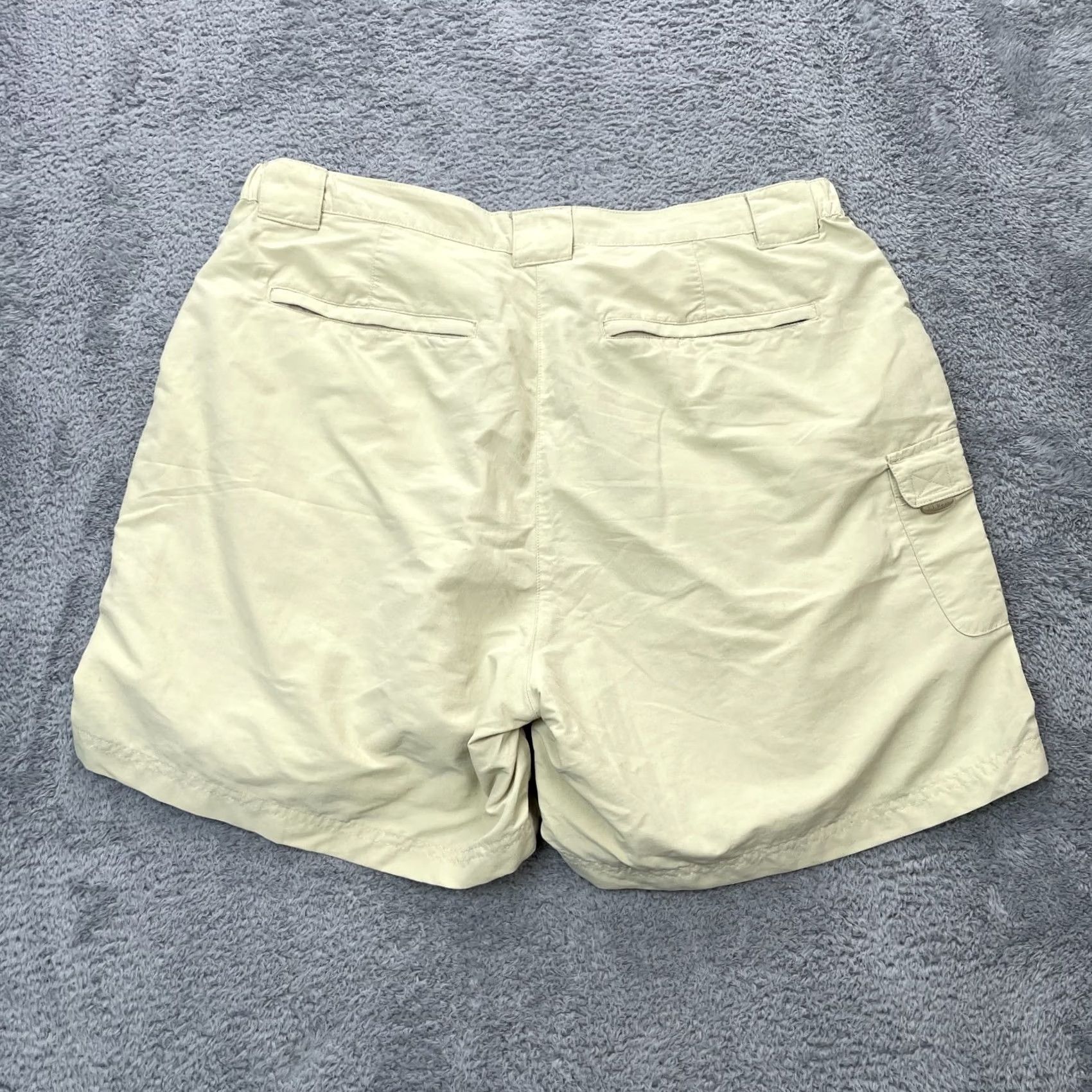 Vintage VINTAGE LL Bean Shorts Womens XL Beige Cargo Ripstop Hiking Outdoor Size 24" / US 00 / IT 34 - 2 Thumbnail