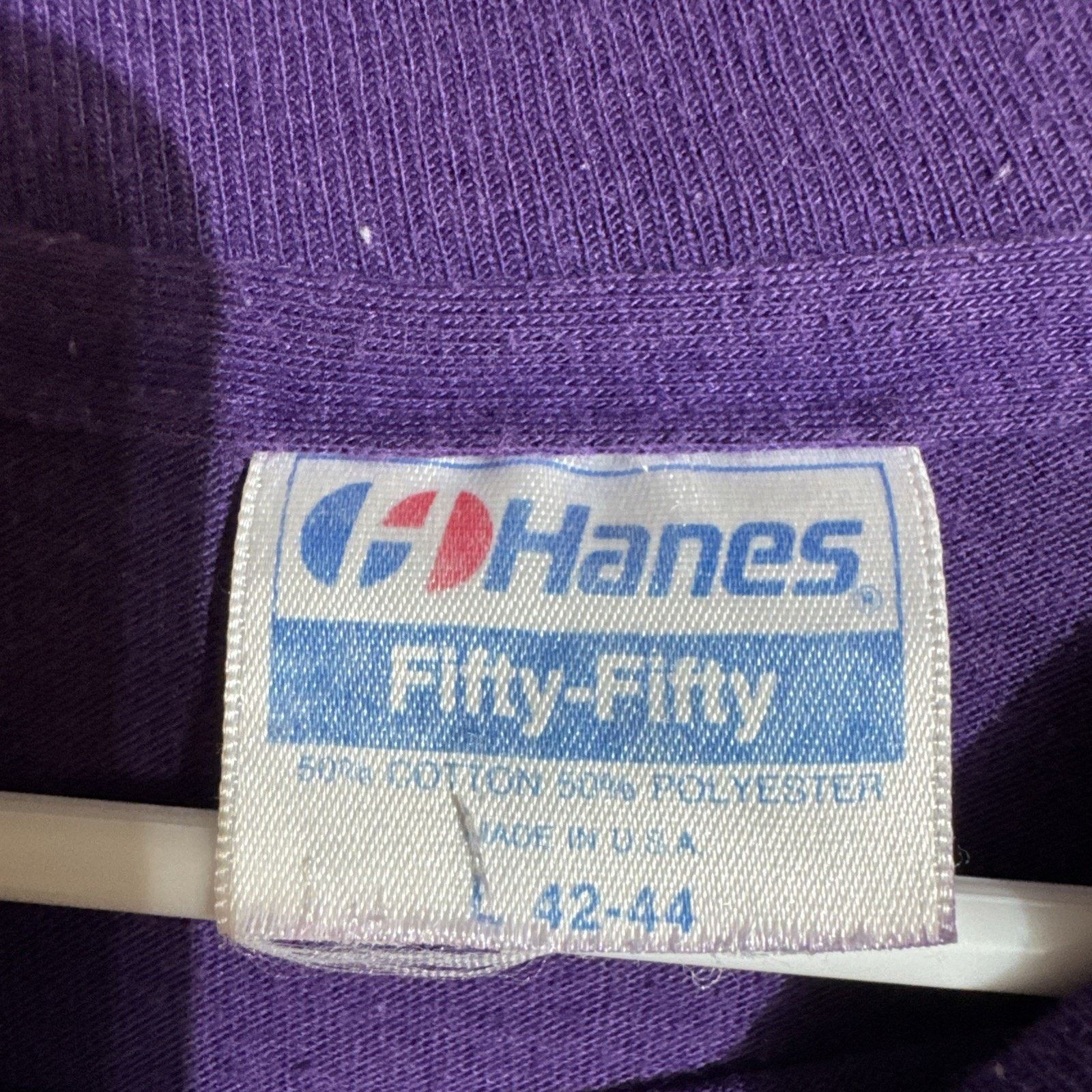 Hanes Vintage 90s Mardi Gras New Orleans Hanes Tourist Tee Mens L Size US L / EU 52-54 / 3 - 4 Thumbnail