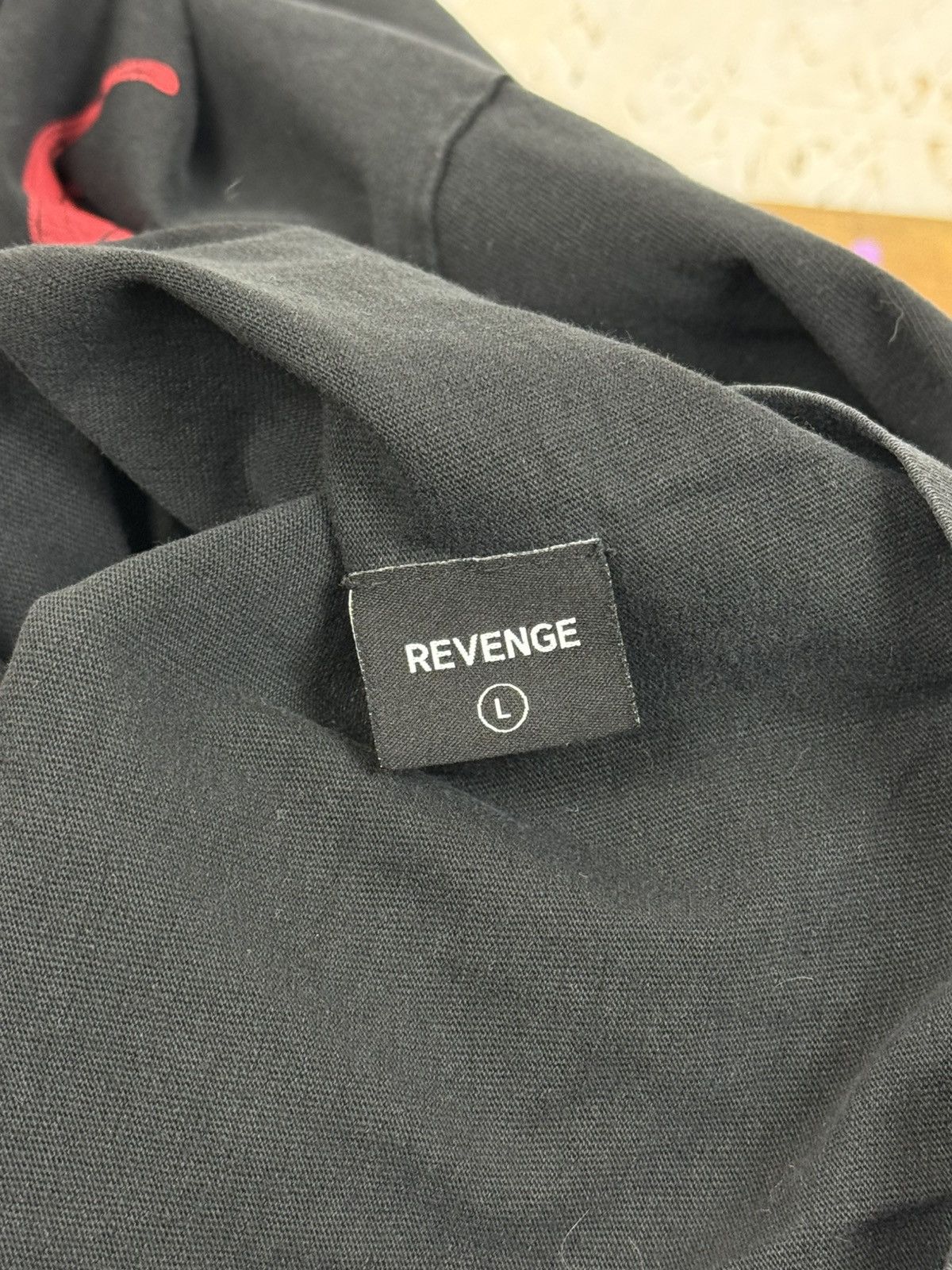 Revenge Revenge 2017 Mayhem Metal Logo T-Shirt Distressed Black/Red Size US L / EU 52-54 / 3 - 9 Thumbnail