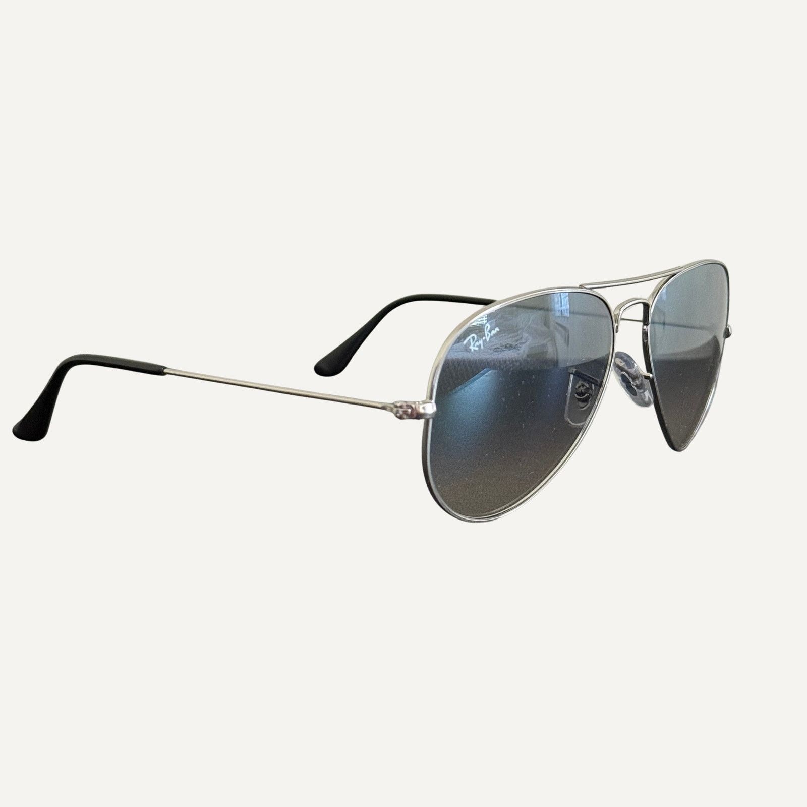 RayBan Unisex - Ray-Ban Classic Large Aviator Sunglasses Silver Size ONE SIZE - 1 Thumbnail