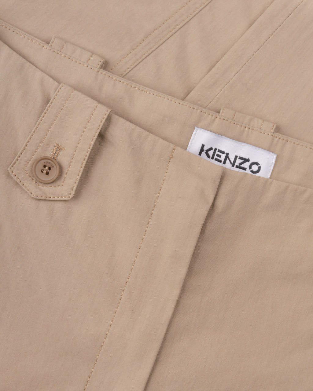 Kenzo KENZO / Tapered Belted Cotton Pants Size 25" / US 0 / IT 36 - 4 Thumbnail