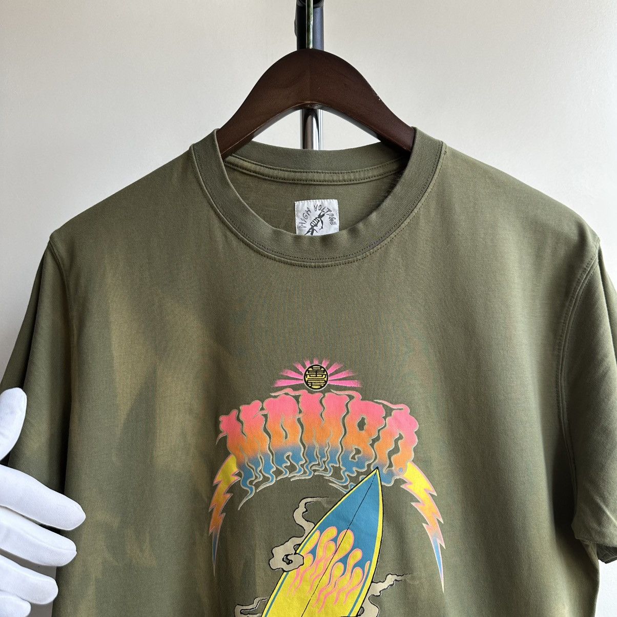 Mambo VINTAGE MAMBO SURF DELUX HIGH VOLTAGE JAPANESE ART TEE Size US L / EU 52-54 / 3 - 7 Thumbnail