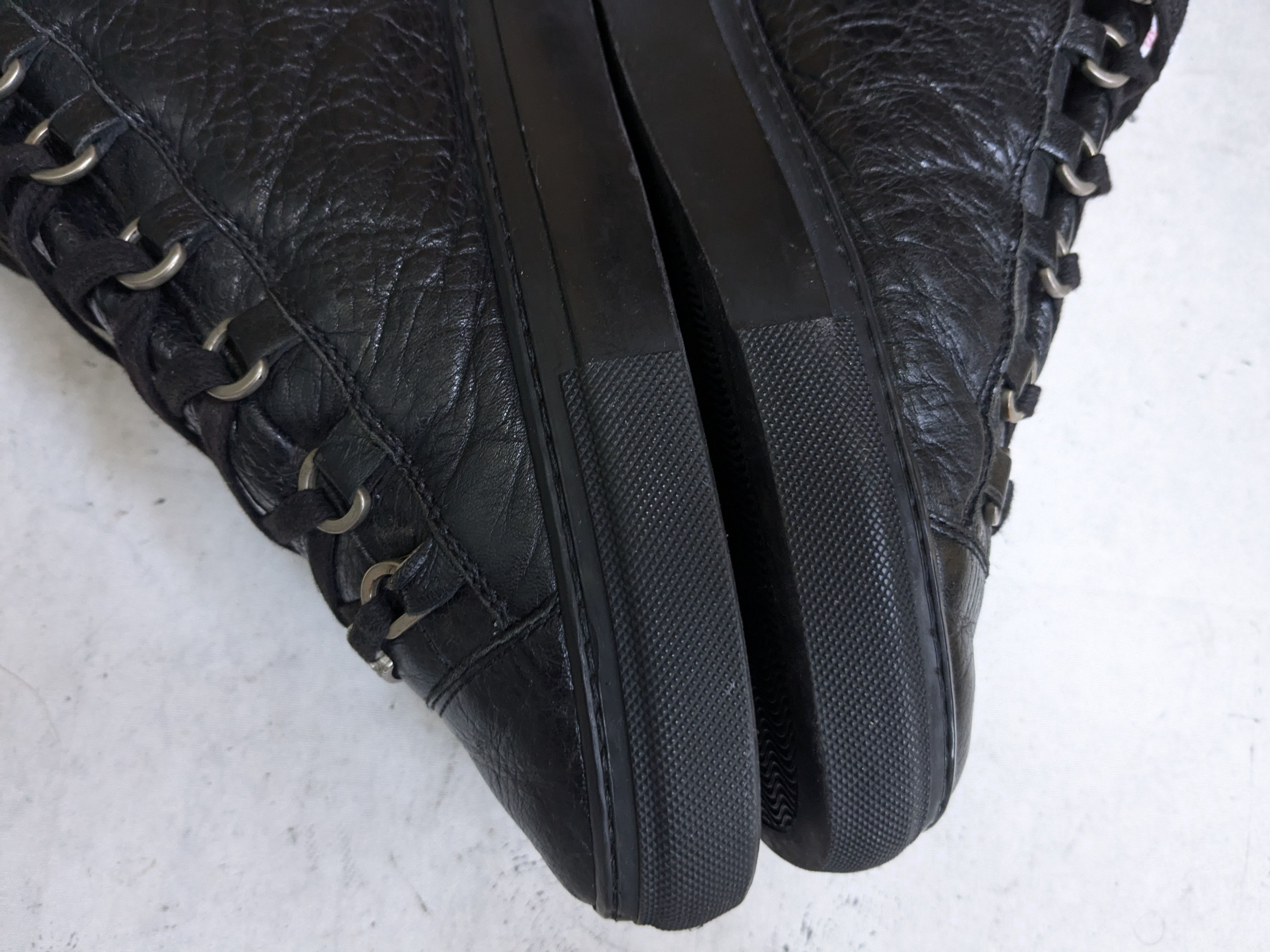 Balenciaga Balenciaga Arena Black 9 Leather High Tops Size US 9 / EU 42 - 11 Thumbnail