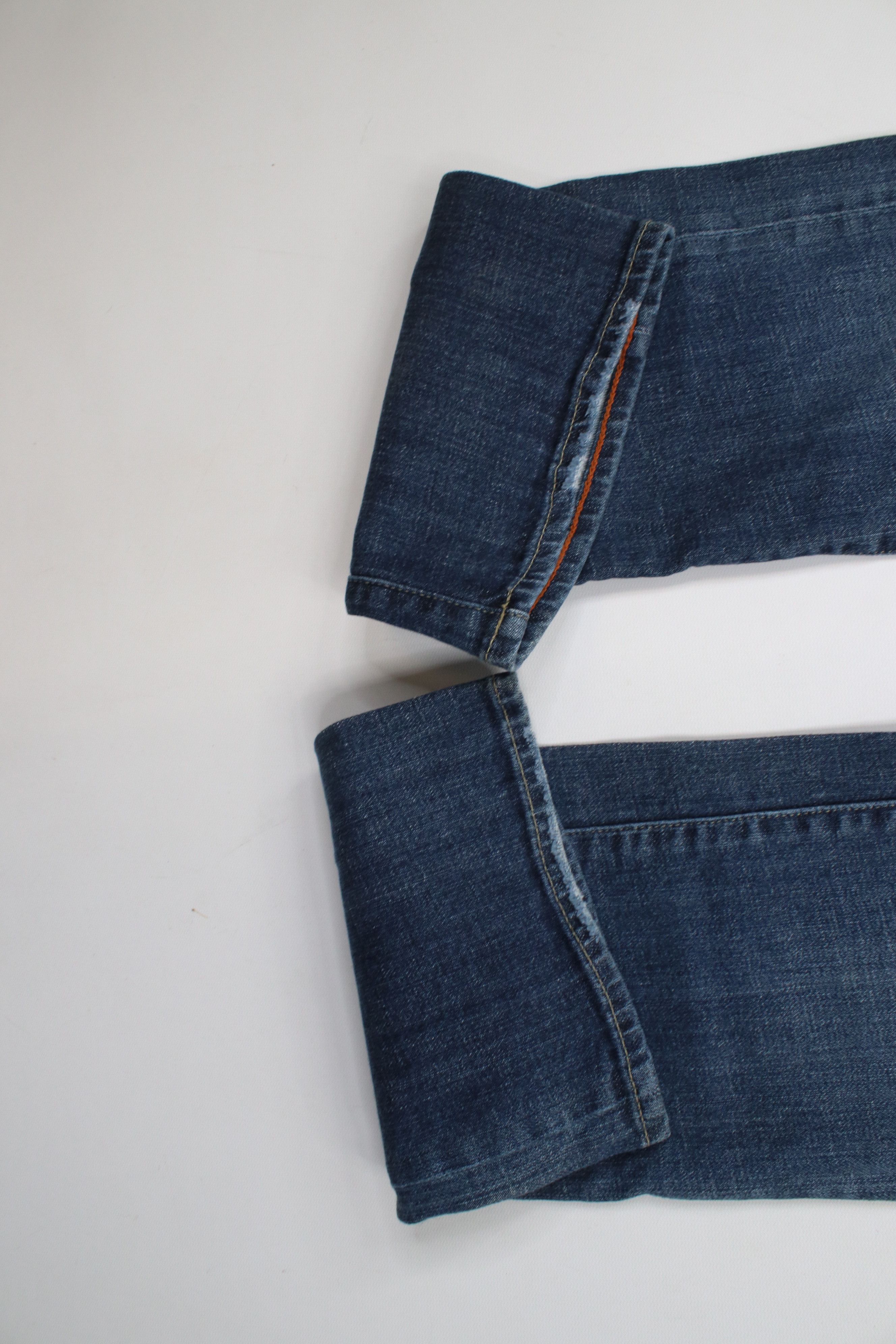 J.Crew × Vintage Vintage Y2K J Crew Stretch Flared Bootcut Denim Jeans Blue Size 28" / US 6 / IT 42 - 5 Thumbnail