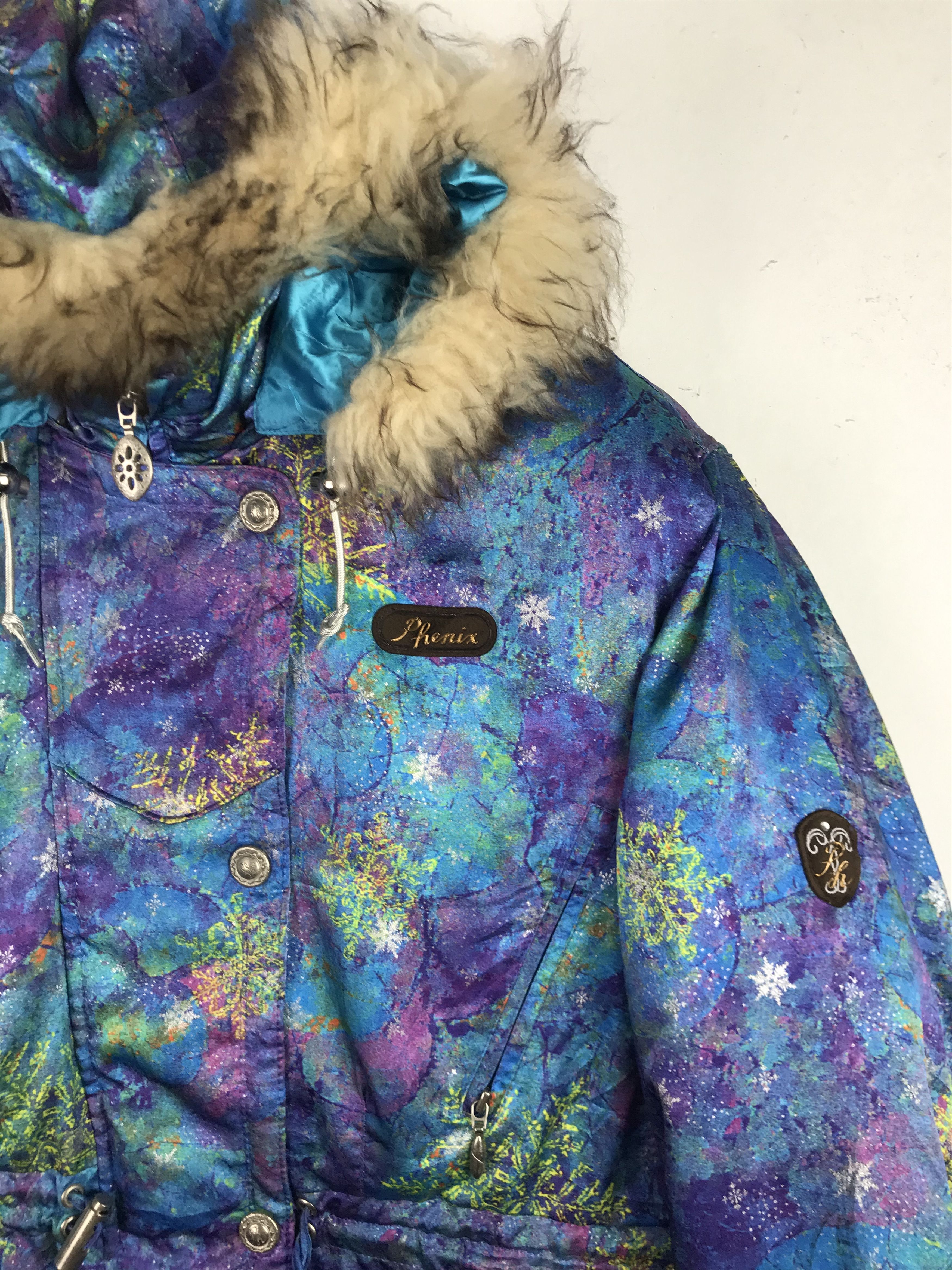 Phenix Vintage Colourful Phenix Ski Mohair Jacket Size US L / EU 52-54 / 3 - 8 Thumbnail