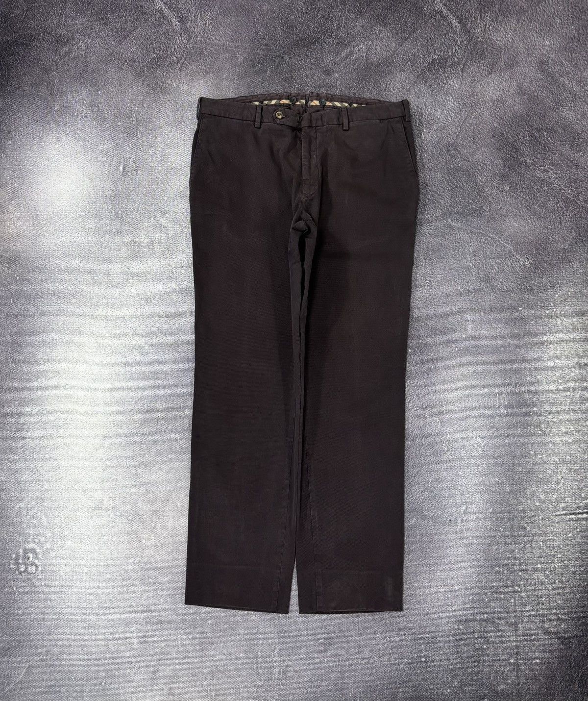 Burberry Burberry Men’s Burgundy Straight Fit Chino Pants Trousers Size US 36 / EU 52 - 1 Thumbnail