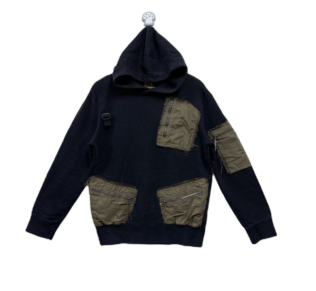 If Six Was Nine Tough jeansmith hoodie patchwork pullover Size US L / EU 52-54 / 3 - 1 Thumbnail