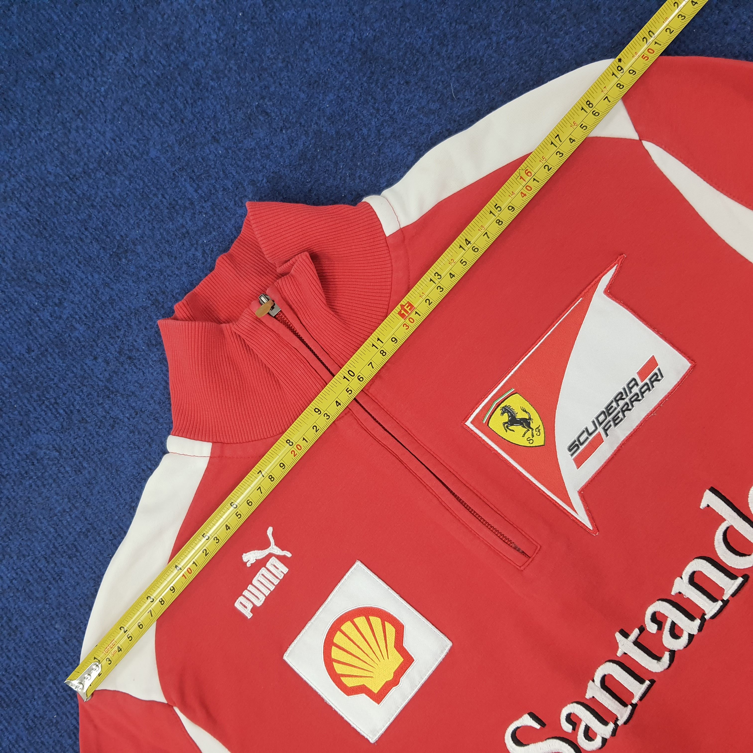 Puma × Vintage Vintage Puma x Ferrari Motorsports Half Zipper C234N20 Size US M / EU 48-50 / 2 - 14 Thumbnail